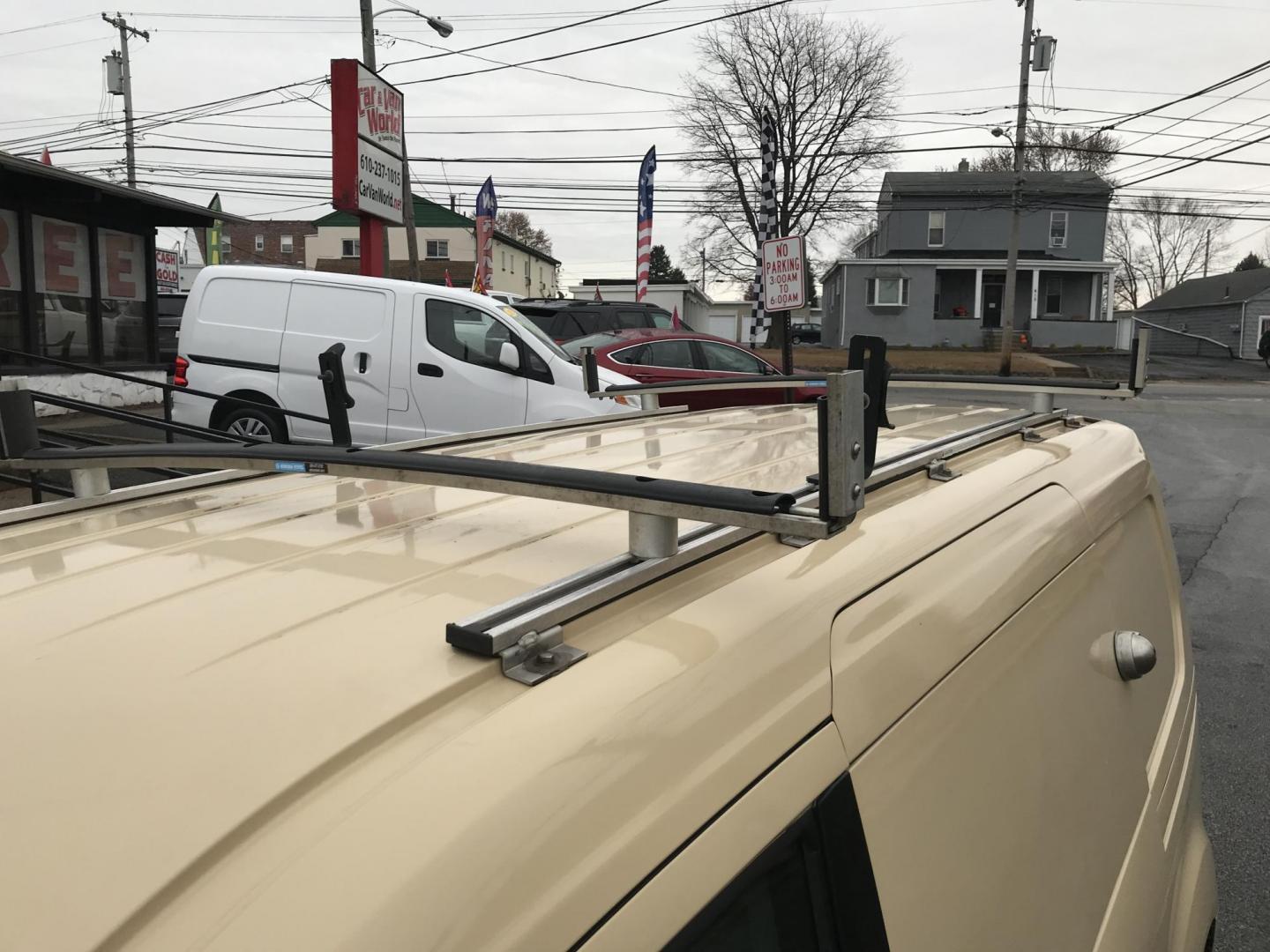 2017 Tan /Gray Ford Transit Connect Cargo Van XLT (NM0LS7F74H1) with an 2.5L L4 DOHC 16V engine, 6A transmission, located at 577 Chester Pike, Prospect Park, PA, 19076, (610) 237-1015, 39.886154, -75.302338 - 2017 Ford Transit Connect: Fleet maintained, backup camera, ladder racks, shelving (can be removed), no rear or side windows, has lock on rear and side doors, runs LIKE NEW! This vehicle comes inspected and has been given a bumper to bumper safety check. It is very clean, reliable, and well maint - Photo#6