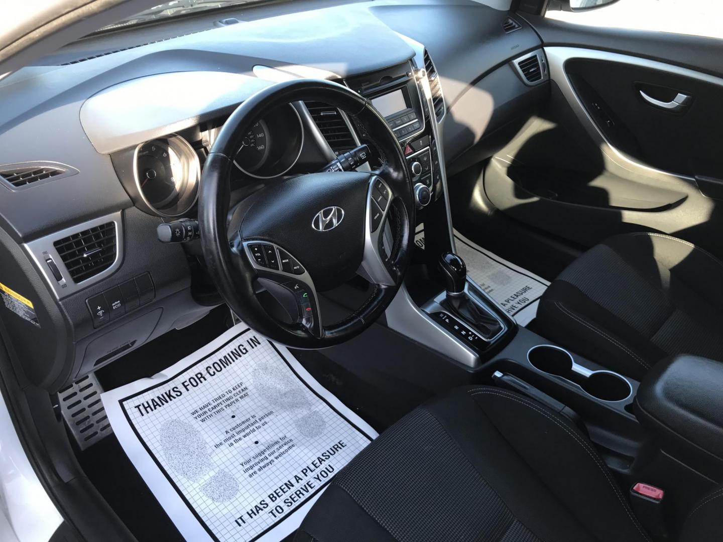 2013 White /Black Hyundai Elantra GT A/T (KMHD35LE3DU) with an 1.8L L4 16V DOHC engine, 6-Speed Automatic transmission, located at 577 Chester Pike, Prospect Park, PA, 19076, (610) 237-1015, 39.886154, -75.302338 - 2013 Hyundai Elantra GT Hatchback: great on gas, new PA inspection, SUPER CLEAN, runs LIKE NEW! This vehicle comes inspected and has been given a bumper to bumper safety check. It is very clean, reliable, and well maintained. We offer a unique pay plan that is known for being the easiest and fast - Photo#10