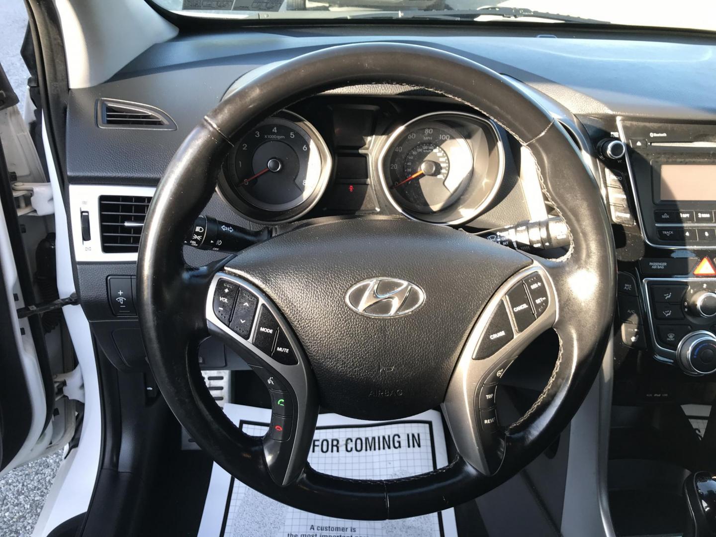 2013 White /Black Hyundai Elantra GT A/T (KMHD35LE3DU) with an 1.8L L4 16V DOHC engine, 6-Speed Automatic transmission, located at 577 Chester Pike, Prospect Park, PA, 19076, (610) 237-1015, 39.886154, -75.302338 - 2013 Hyundai Elantra GT Hatchback: great on gas, new PA inspection, SUPER CLEAN, runs LIKE NEW! This vehicle comes inspected and has been given a bumper to bumper safety check. It is very clean, reliable, and well maintained. We offer a unique pay plan that is known for being the easiest and fast - Photo#11