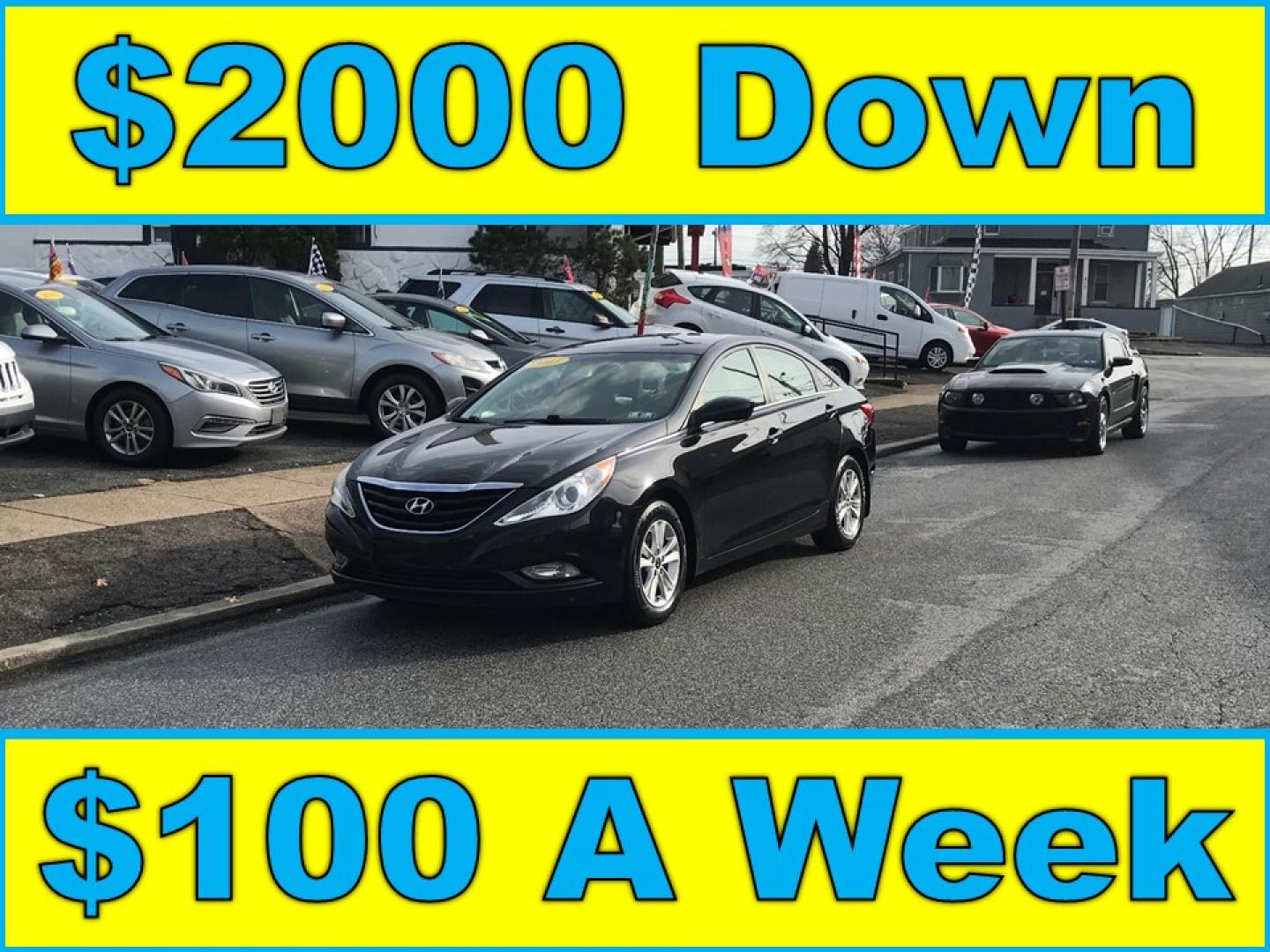 2013 Black /Gray Hyundai Sonata GLS (5NPEB4AC4DH) with an 2.4L L4 DOHC 16V engine, 6-Speed Automatic transmission, located at 577 Chester Pike, Prospect Park, PA, 19076, (610) 237-1015, 39.886154, -75.302338 - 2013 Hyundai Sonata GLS: Only 132k miles, heated seats, new PA inspection, SUPER CLEAN, runs EXCELLENT! This vehicle comes inspected and has been given a bumper to bumper safety check. It is very clean, reliable, and well maintained. We offer a unique pay plan that is known for being the easiest - Photo#0