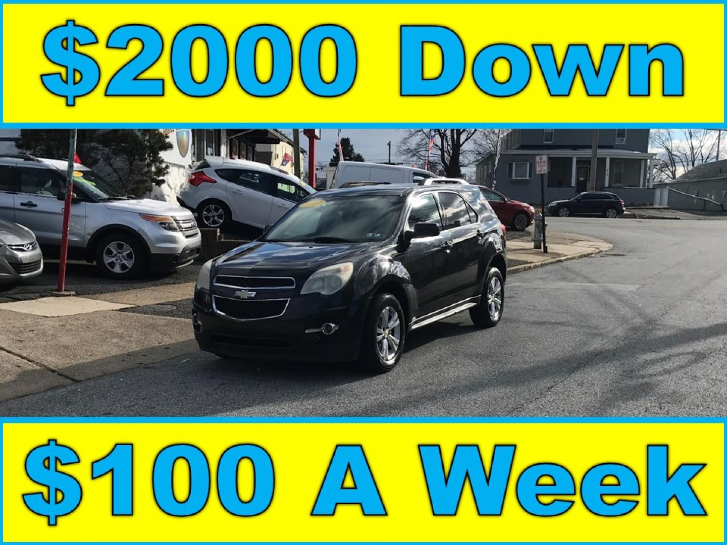 2011 Black /Black Chevrolet Equinox 2LT AWD (2CNFLNEC7B6) with an 2.4L L4 DOHC 16V engine, 6-Speed Automatic transmission, located at 577 Chester Pike, Prospect Park, PA, 19076, (610) 237-1015, 39.886154, -75.302338 - 2011 Chevrolet Equinox LT: Only 111k miles, AWD, navigation system, backup camera, new PA inspection, runs STRONG! This vehicle comes inspected and has been given a bumper to bumper safety check. It is very clean, reliable, and well maintained. We offer a unique pay plan that is known for being t - Photo#0