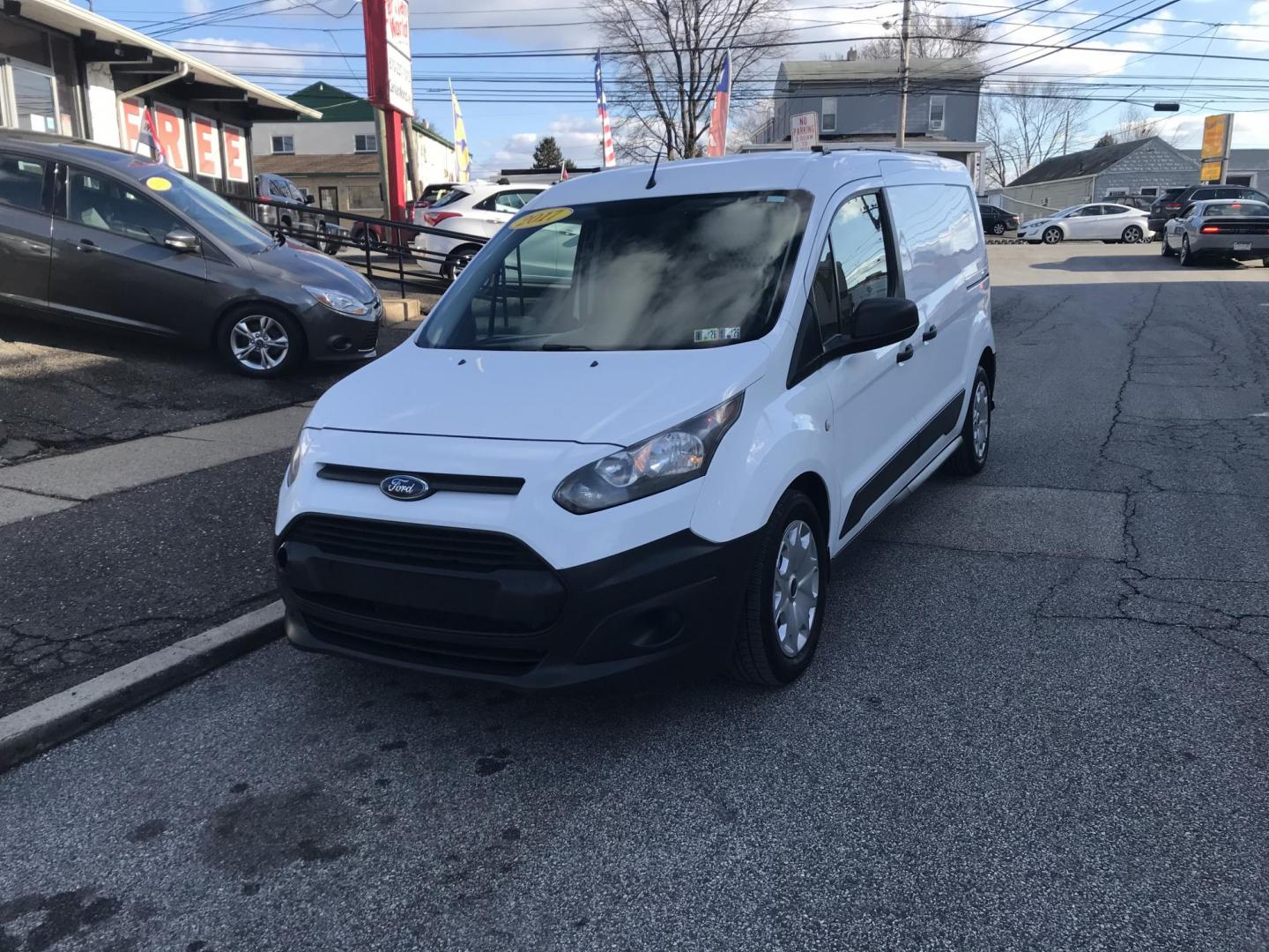 2017 White /Gray Ford Transit Connect Cargo Van XL LWB w/Rear 180 Degree Door (NM0LS7E74H1) with an 2.5L L4 DOHC 16V engine, 6A transmission, located at 577 Chester Pike, Prospect Park, PA, 19076, (610) 237-1015, 39.886154, -75.302338 - 2017 Ford Transit Connect: No side or rear windows, shelving, partition, new PA inspection, FLEET MAINTAINED, runs LIKE NEW! This vehicle comes inspected and has been given a bumper to bumper safety check. It is very clean, reliable, and well maintained. We offer a unique pay plan that is known f - Photo#2