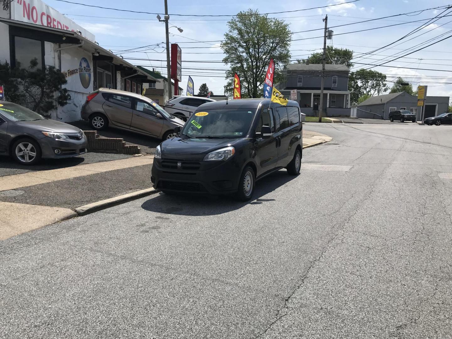 2018 Black /Black RAM ProMaster City Cargo Van (ZFBERFAB6J6) with an 2.4L L4 engine, 9A transmission, located at 577 Chester Pike, Prospect Park, PA, 19076, (610) 237-1015, 39.886154, -75.302338 - 2018 Ram Promaster City Cargo Van: Backup camera, no side or rear windows, new PA inspection, FLEET MAINTAINED, runs LIKE NEW! This vehicle comes inspected and has been given a bumper to bumper safety check. It is very clean, reliable, and well maintained. We offer a unique pay plan that is known - Photo#1