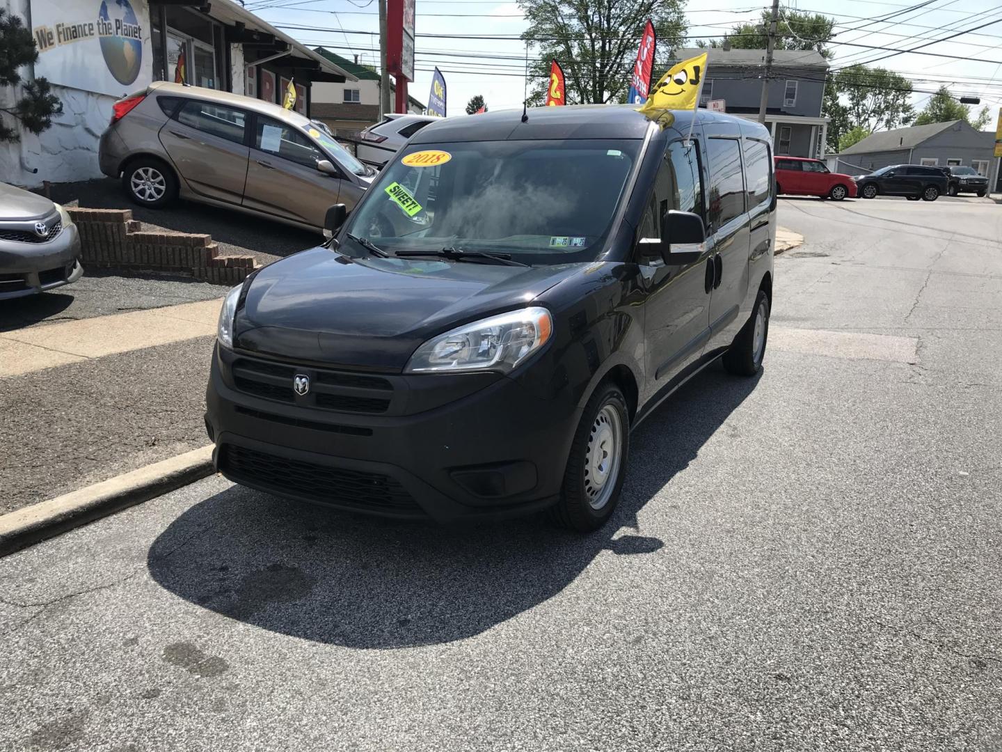 2018 Black /Black RAM ProMaster City Cargo Van (ZFBERFAB6J6) with an 2.4L L4 engine, 9A transmission, located at 577 Chester Pike, Prospect Park, PA, 19076, (610) 237-1015, 39.886154, -75.302338 - 2018 Ram Promaster City Cargo Van: Backup camera, no side or rear windows, new PA inspection, FLEET MAINTAINED, runs LIKE NEW! This vehicle comes inspected and has been given a bumper to bumper safety check. It is very clean, reliable, and well maintained. We offer a unique pay plan that is known - Photo#2