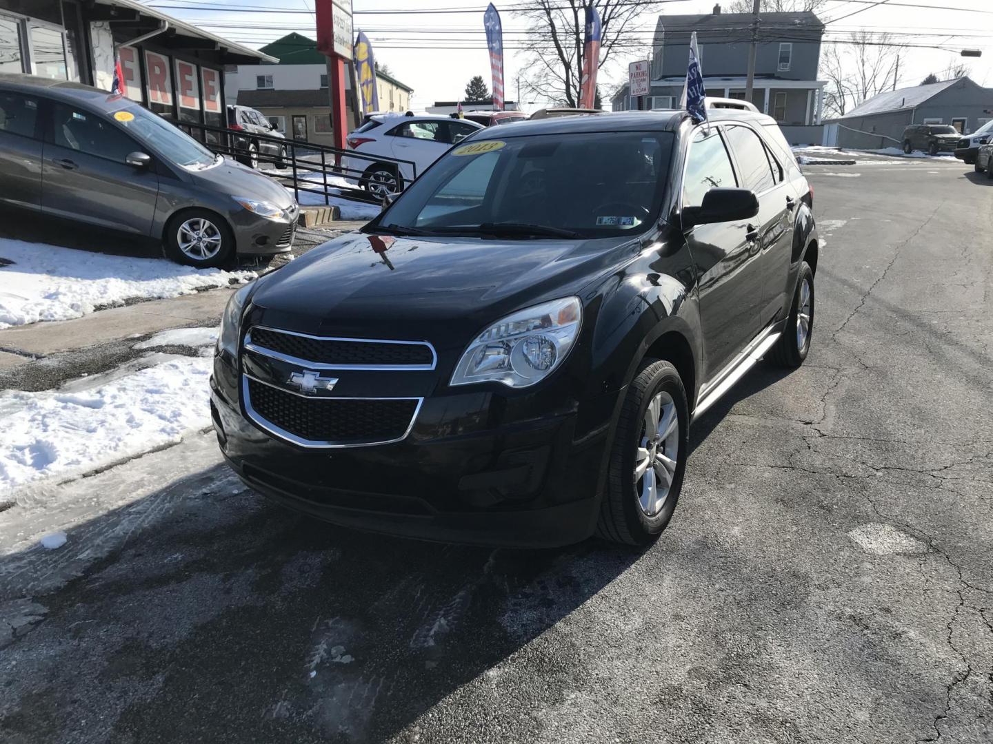 2013 Black /Black Chevrolet Equinox 1LT AWD (2GNFLEEKXD6) with an 2.4L L4 DOHC 16V engine, 6-Speed Automatic transmission, located at 577 Chester Pike, Prospect Park, PA, 19076, (610) 237-1015, 39.886154, -75.302338 - Photo#2