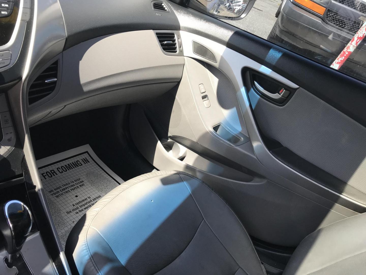 2013 Blue /Gray Hyundai Elantra Limited (5NPDH4AE5DH) with an 1.8L L4 DOHC 16V engine, 6-Speed Automatic transmission, located at 577 Chester Pike, Prospect Park, PA, 19076, (610) 237-1015, 39.886154, -75.302338 - Photo#13