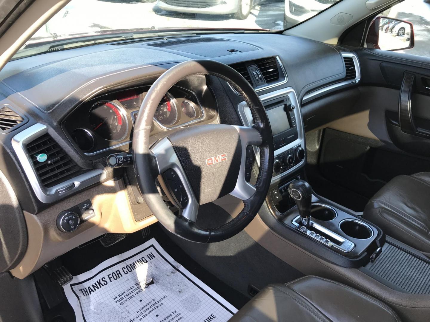 2015 Red /Gray GMC Acadia SLT-1 AWD (1GKKVRKD6FJ) with an 3.6L V6 DOHC 24V engine, 6-Speed Automatic transmission, located at 577 Chester Pike, Prospect Park, PA, 19076, (610) 237-1015, 39.886154, -75.302338 - Photo#12