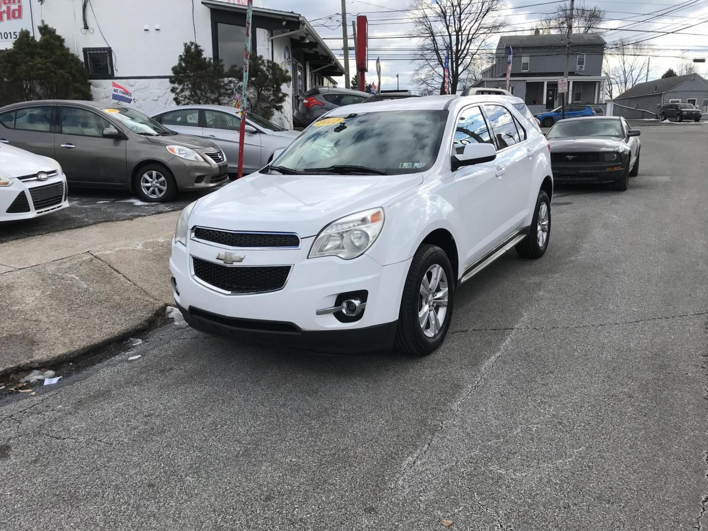 2012 White /Black Chevrolet Equinox 2LT AWD (2GNFLNEK7C6) with an 2.4L L4 DOHC 16V engine, 6-Speed Automatic transmission, located at 577 Chester Pike, Prospect Park, PA, 19076, (610) 237-1015, 39.886154, -75.302338 - 2012 Chevrolet Equinox 2LT: AWD, new PA inspection, good on gas, SUPER CLEAN, runs LIKE NEW! This vehicle comes inspected and has been given a bumper to bumper safety check. It is very clean, reliable, and well maintained. We offer a unique pay plan that is known for being the easiest and fastest - Photo#1