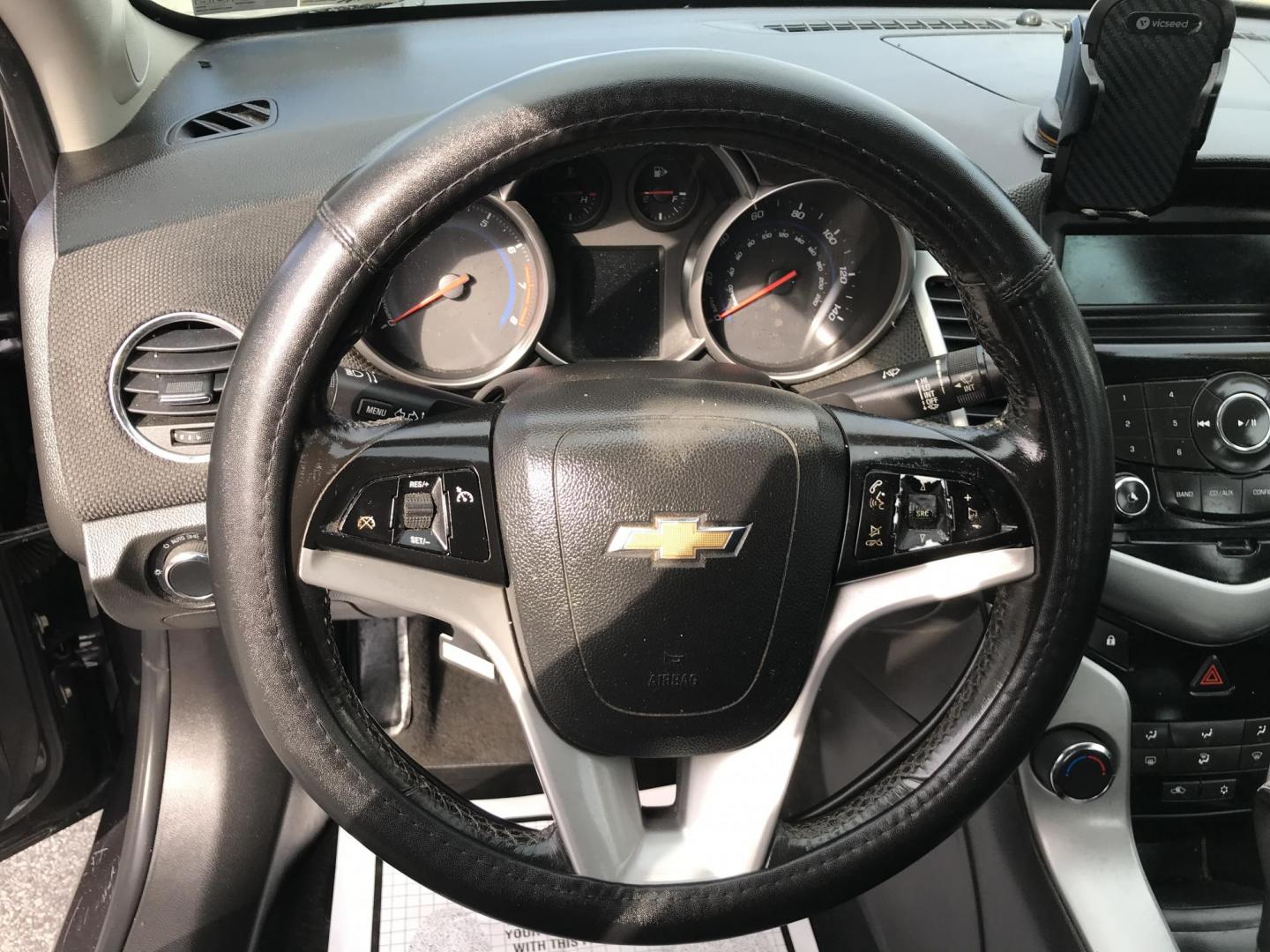 2014 Gray /Black Chevrolet Cruze 1LT Auto (1G1PC5SB7E7) with an 1.4L L4 DOHC 16V TURBO engine, 6-Speed Automatic transmission, located at 577 Chester Pike, Prospect Park, PA, 19076, (610) 237-1015, 39.886154, -75.302338 - Photo#10