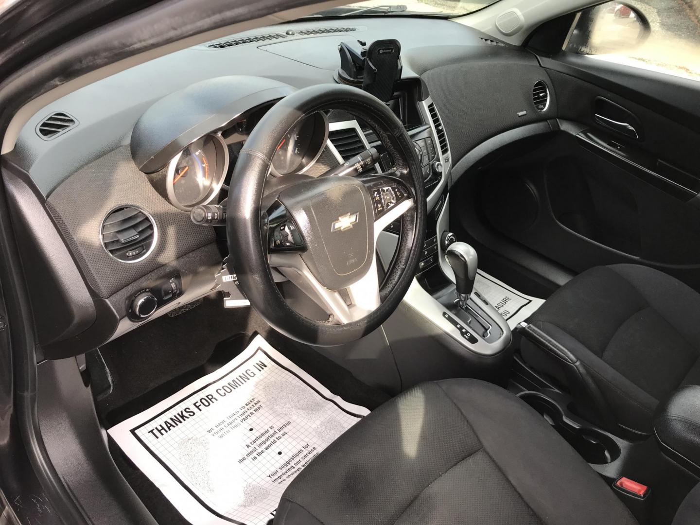 2014 Gray /Black Chevrolet Cruze 1LT Auto (1G1PC5SB7E7) with an 1.4L L4 DOHC 16V TURBO engine, 6-Speed Automatic transmission, located at 577 Chester Pike, Prospect Park, PA, 19076, (610) 237-1015, 39.886154, -75.302338 - Photo#11