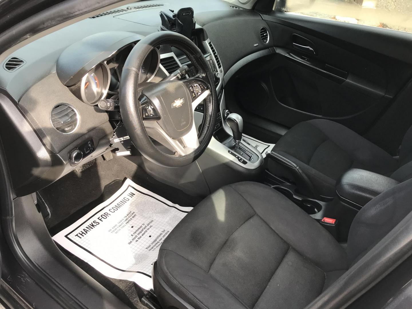2014 Gray /Black Chevrolet Cruze 1LT Auto (1G1PC5SB7E7) with an 1.4L L4 DOHC 16V TURBO engine, 6-Speed Automatic transmission, located at 577 Chester Pike, Prospect Park, PA, 19076, (610) 237-1015, 39.886154, -75.302338 - Photo#7