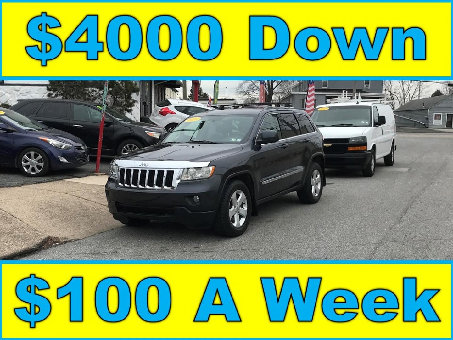 2013 Black /Black Jeep Grand Cherokee Laredo 4WD (1C4RJFAT5DC) with an 5.7L V8 OHV 16V engine, 5-Speed Automatic transmission, located at 577 Chester Pike, Prospect Park, PA, 19076, (610) 237-1015, 39.886154, -75.302338 - 2013 Jeep Grand Cherokee Laredo: Backup camera, 5.7 HEMI engine, 4x4, trailer hitch, leather seats, new PA inspection, runs LIKE NEW! This vehicle comes inspected and has been given a bumper to bumper safety check. It is very clean, reliable, and well maintained. We offer a unique pay plan that i - Photo#0