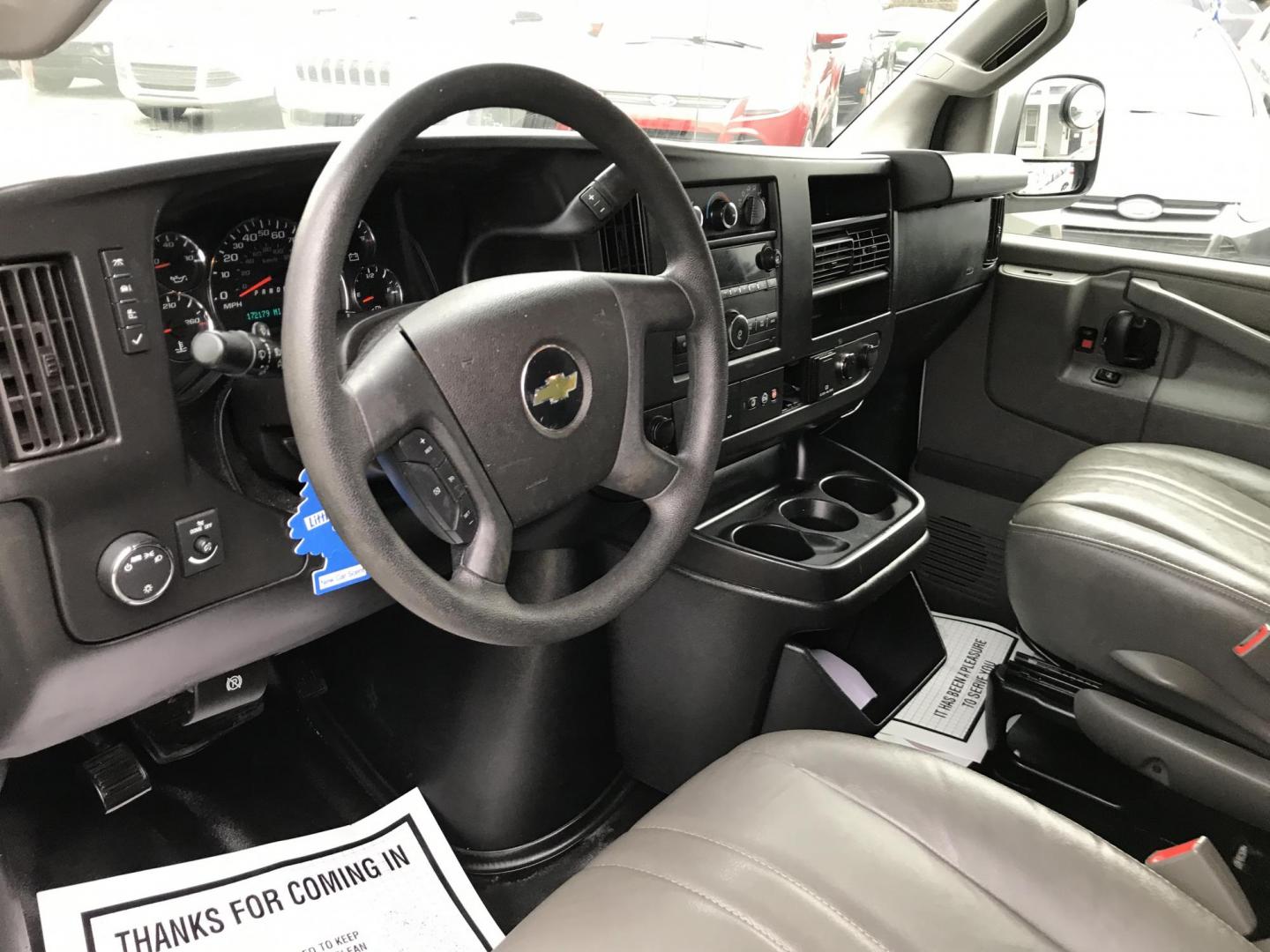 2018 White /Gray Chevrolet Express 2500 Cargo (1GCWGAFG4J1) with an 6.0L V8 OHV 16V FFV engine, 6A transmission, located at 577 Chester Pike, Prospect Park, PA, 19076, (610) 237-1015, 39.886154, -75.302338 - Photo#11