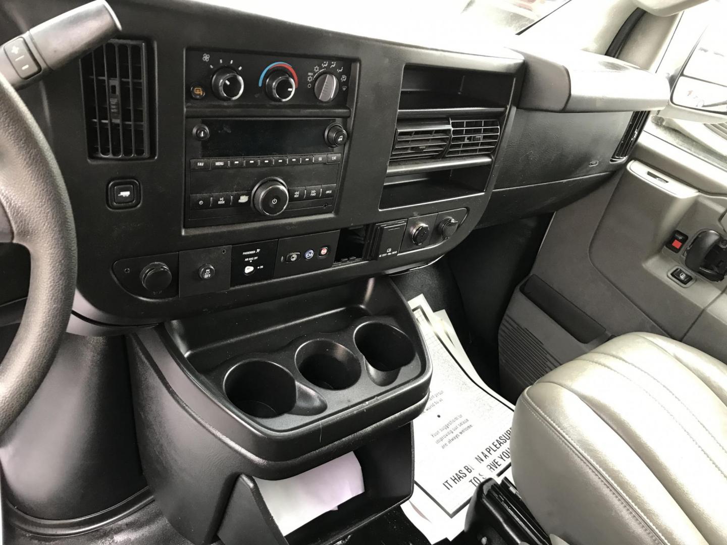 2018 White /Gray Chevrolet Express 2500 Cargo (1GCWGAFG4J1) with an 6.0L V8 OHV 16V FFV engine, 6A transmission, located at 577 Chester Pike, Prospect Park, PA, 19076, (610) 237-1015, 39.886154, -75.302338 - Photo#14
