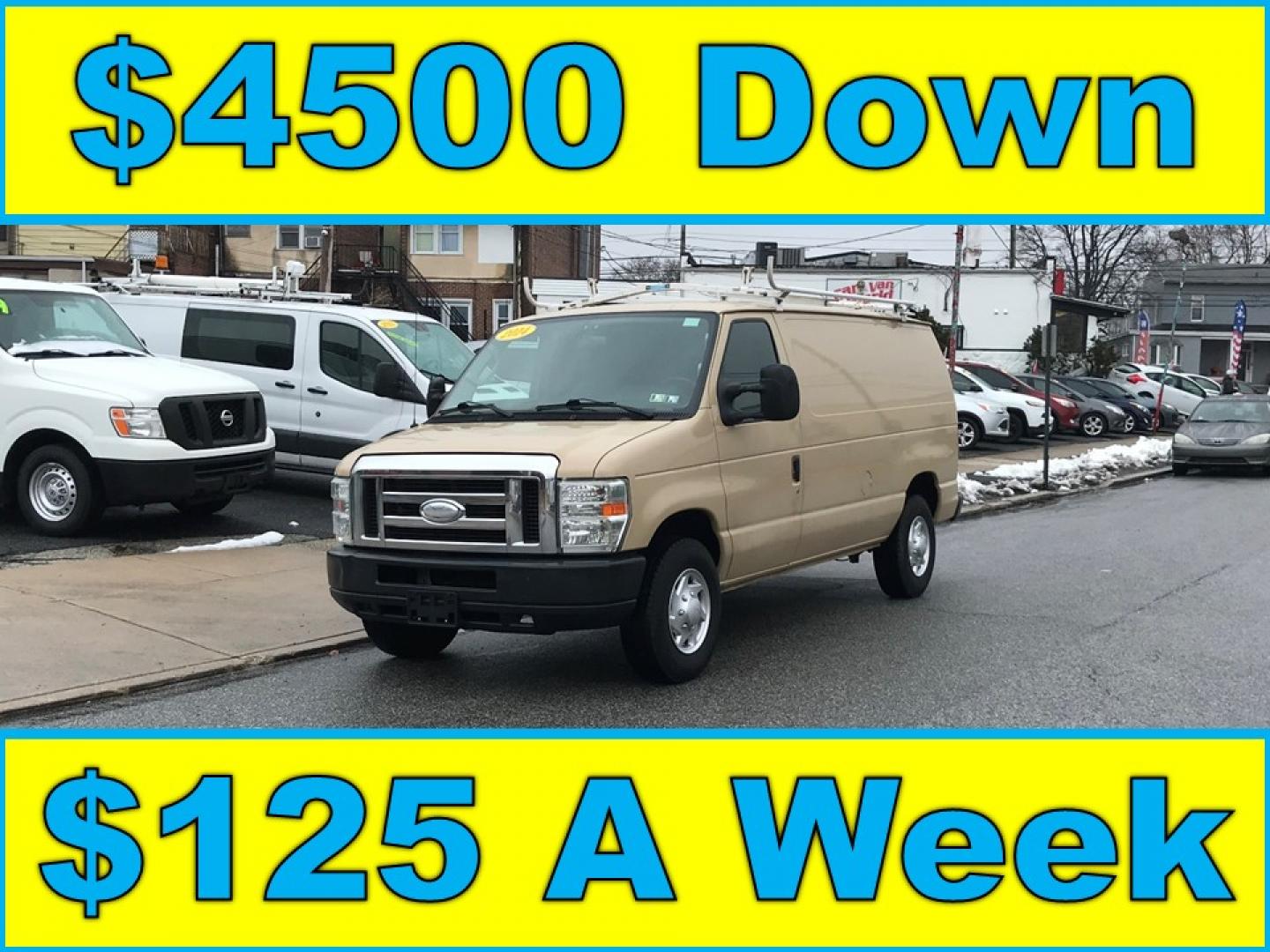 2014 Ford E-Series Van E-250 (1FTNE2EW9ED) with an 4.6L V8 SOHC 16V engine, 4-Speed Automatic transmission, located at 577 Chester Pike, Prospect Park, PA, 19076, (610) 237-1015, 39.886154, -75.302338 - 2014 Ford Econoline E250 Cargo Van: Ladder racks, shelving, no side or rear windows, new PA inspection, FLEET MAINTAINED! This vehicle comes inspected and has been given a bumper to bumper safety check. It is very clean, reliable, and well maintained. We offer a unique pay plan that is known for - Photo#0