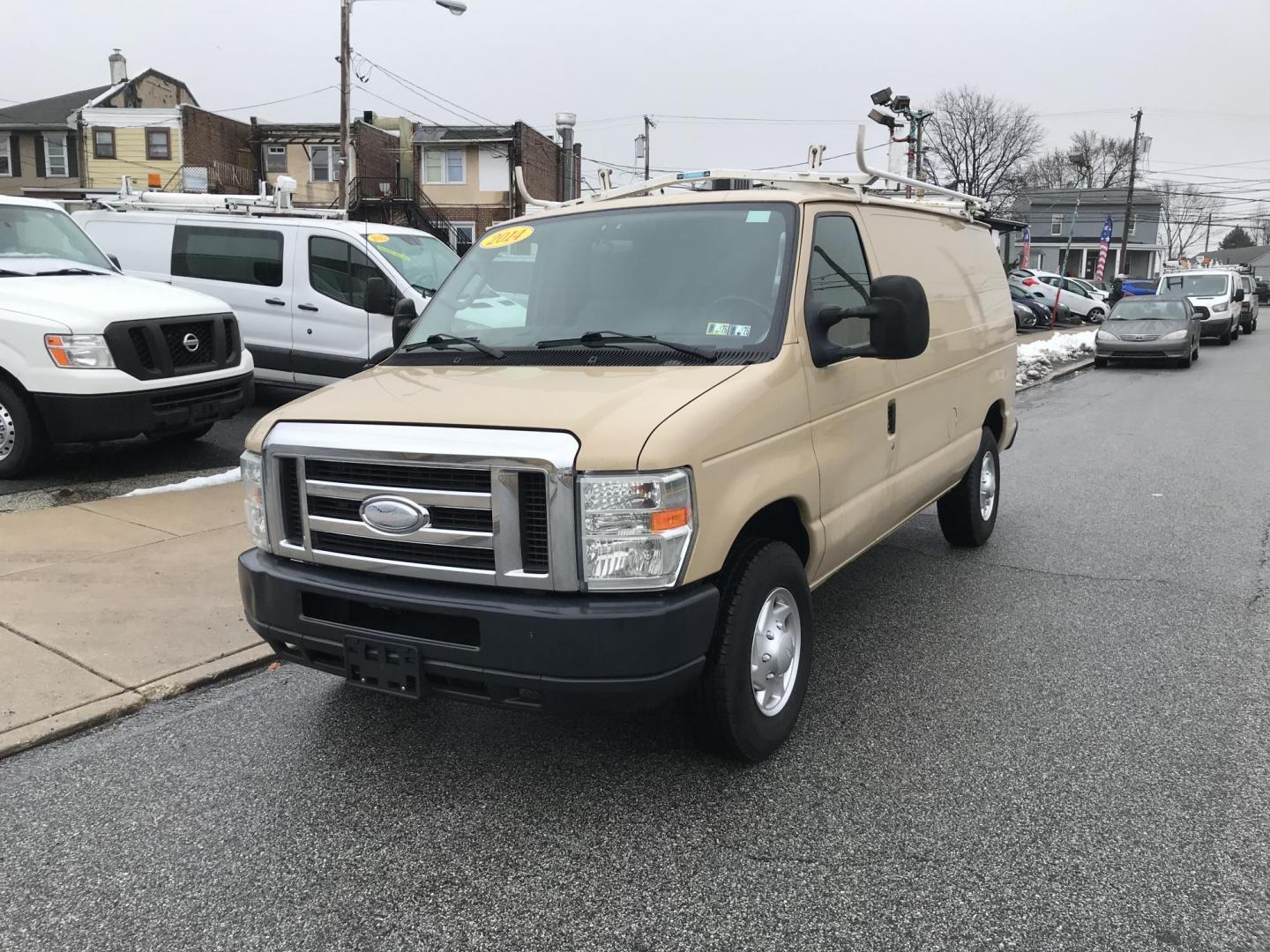 2014 Ford E-Series Van E-250 (1FTNE2EW9ED) with an 4.6L V8 SOHC 16V engine, 4-Speed Automatic transmission, located at 577 Chester Pike, Prospect Park, PA, 19076, (610) 237-1015, 39.886154, -75.302338 - 2014 Ford Econoline E250 Cargo Van: Ladder racks, shelving, no side or rear windows, new PA inspection, FLEET MAINTAINED! This vehicle comes inspected and has been given a bumper to bumper safety check. It is very clean, reliable, and well maintained. We offer a unique pay plan that is known for - Photo#2