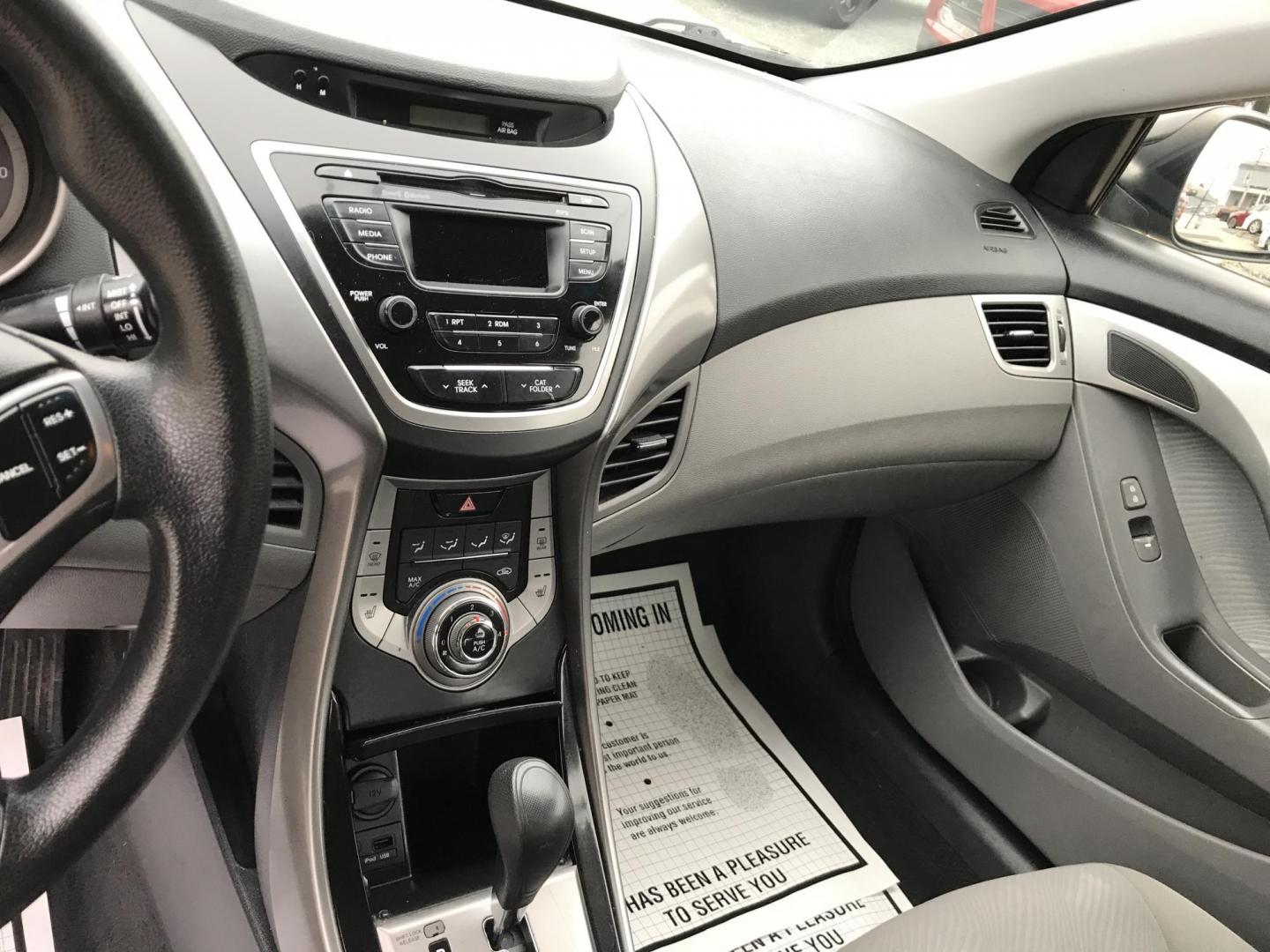 2013 Black /Gray Hyundai Elantra GLS A/T (KMHDH4AEXDU) with an 1.8L L4 DOHC 16V engine, 6-Speed Automatic transmission, located at 577 Chester Pike, Prospect Park, PA, 19076, (610) 237-1015, 39.886154, -75.302338 - Photo#11