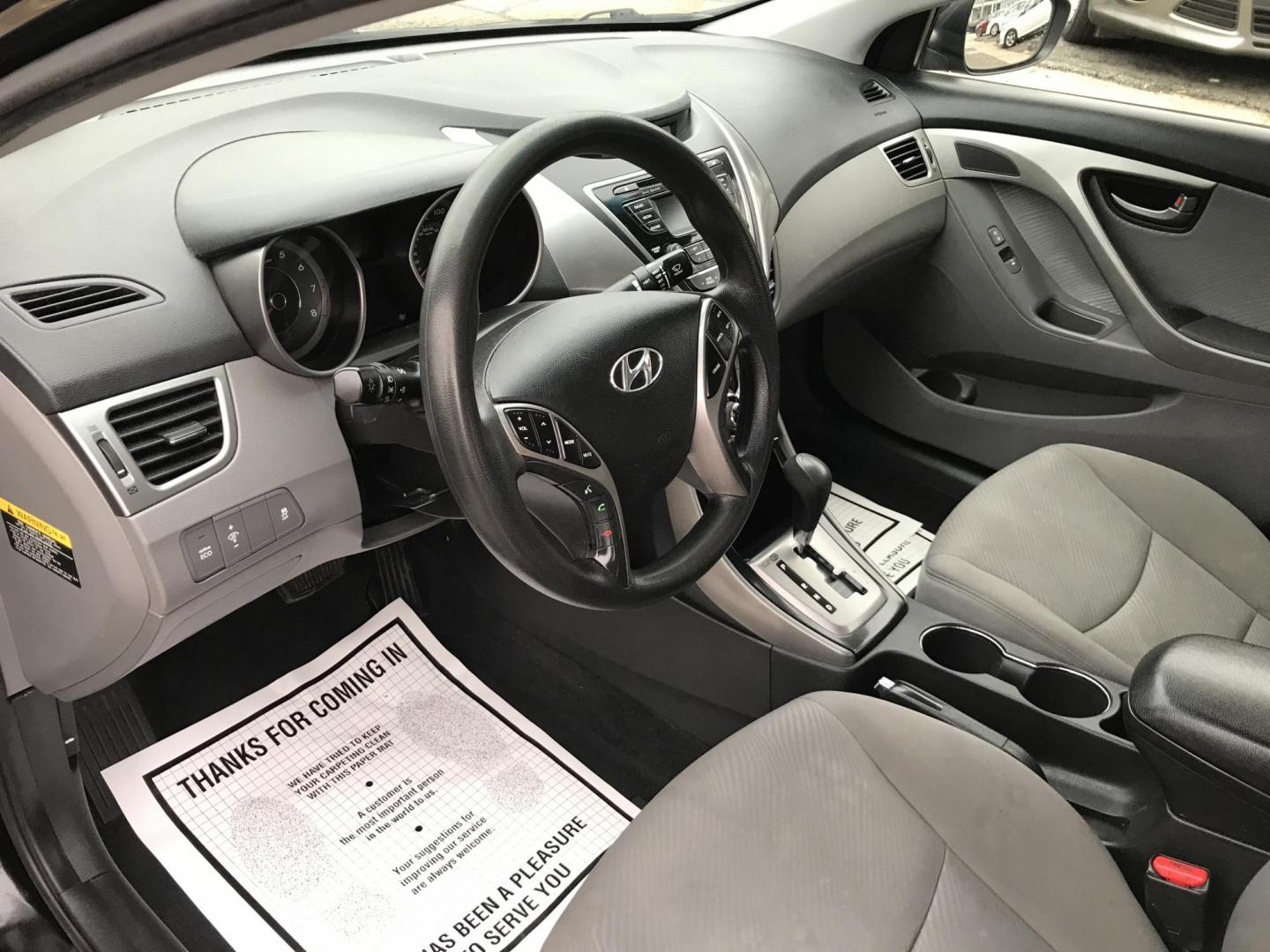 2013 Black /Gray Hyundai Elantra GLS A/T (KMHDH4AEXDU) with an 1.8L L4 DOHC 16V engine, 6-Speed Automatic transmission, located at 577 Chester Pike, Prospect Park, PA, 19076, (610) 237-1015, 39.886154, -75.302338 - Photo#12