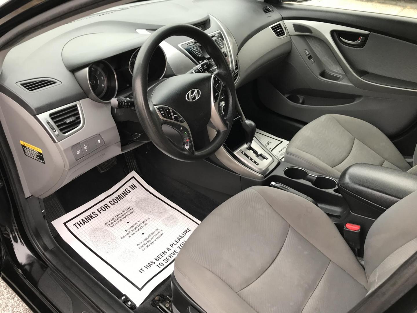 2013 Black /Gray Hyundai Elantra GLS A/T (KMHDH4AEXDU) with an 1.8L L4 DOHC 16V engine, 6-Speed Automatic transmission, located at 577 Chester Pike, Prospect Park, PA, 19076, (610) 237-1015, 39.886154, -75.302338 - Photo#6