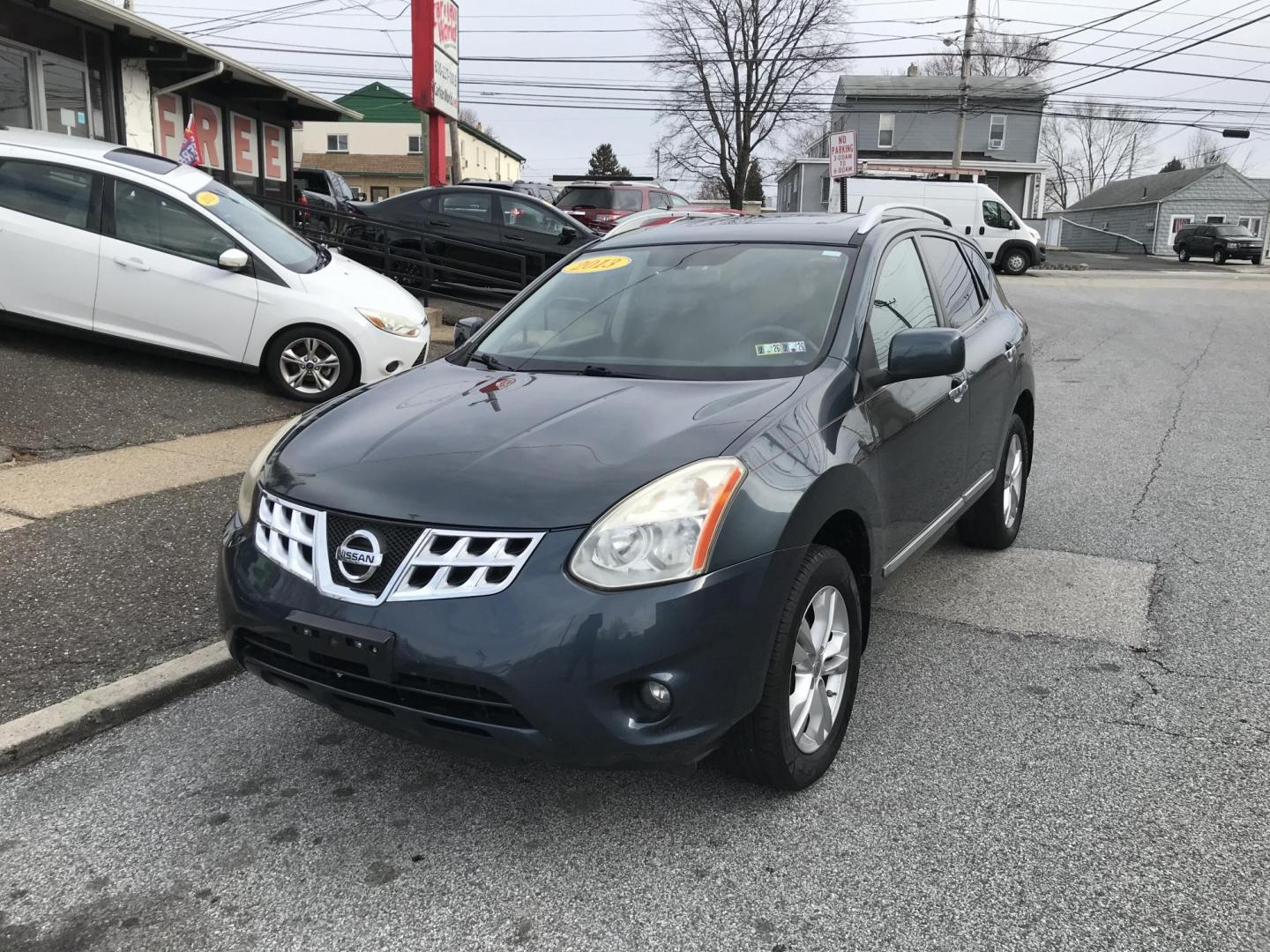 2013 Blue /Black Nissan Rogue S AWD (JN8AS5MV6DW) with an 2.5L L4 DOHC 16V engine, Continuously Variable Transmission transmission, located at 577 Chester Pike, Prospect Park, PA, 19076, (610) 237-1015, 39.886154, -75.302338 - 2013 Nissan Rogue S: Only 107k miles, AWD, navigation system, backup camera, sunroof, new PA inspection, runs EXCELLENT! This vehicle comes inspected and has been given a bumper to bumper safety check. It is very clean, reliable, and well maintained. We offer a unique pay plan that is known for b - Photo#2