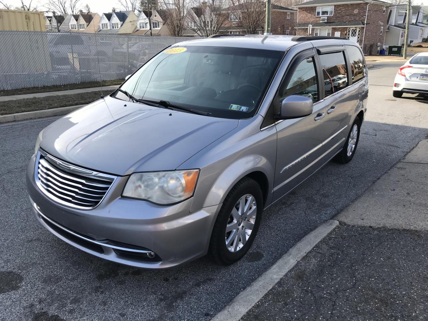 2013 Silver /Gray Chrysler Town & Country Touring (2C4RC1BG4DR) with an 3.6L V6 DOHC 24V engine, 6-Speed Automatic transmission, located at 577 Chester Pike, Prospect Park, PA, 19076, (610) 237-1015, 39.886154, -75.302338 - Photo#3