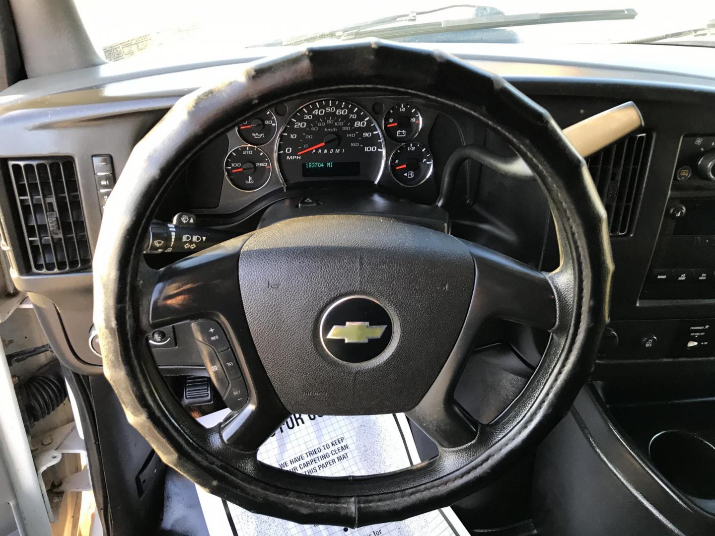 2012 Tan /Gray Chevrolet Express 2500 Cargo (1GCWGFCA4C1) with an 4.8L V8 OHV 16V FFV engine, 6-Speed Automatic transmission, located at 577 Chester Pike, Prospect Park, PA, 19076, (610) 237-1015, 39.886154, -75.302338 - Photo#11