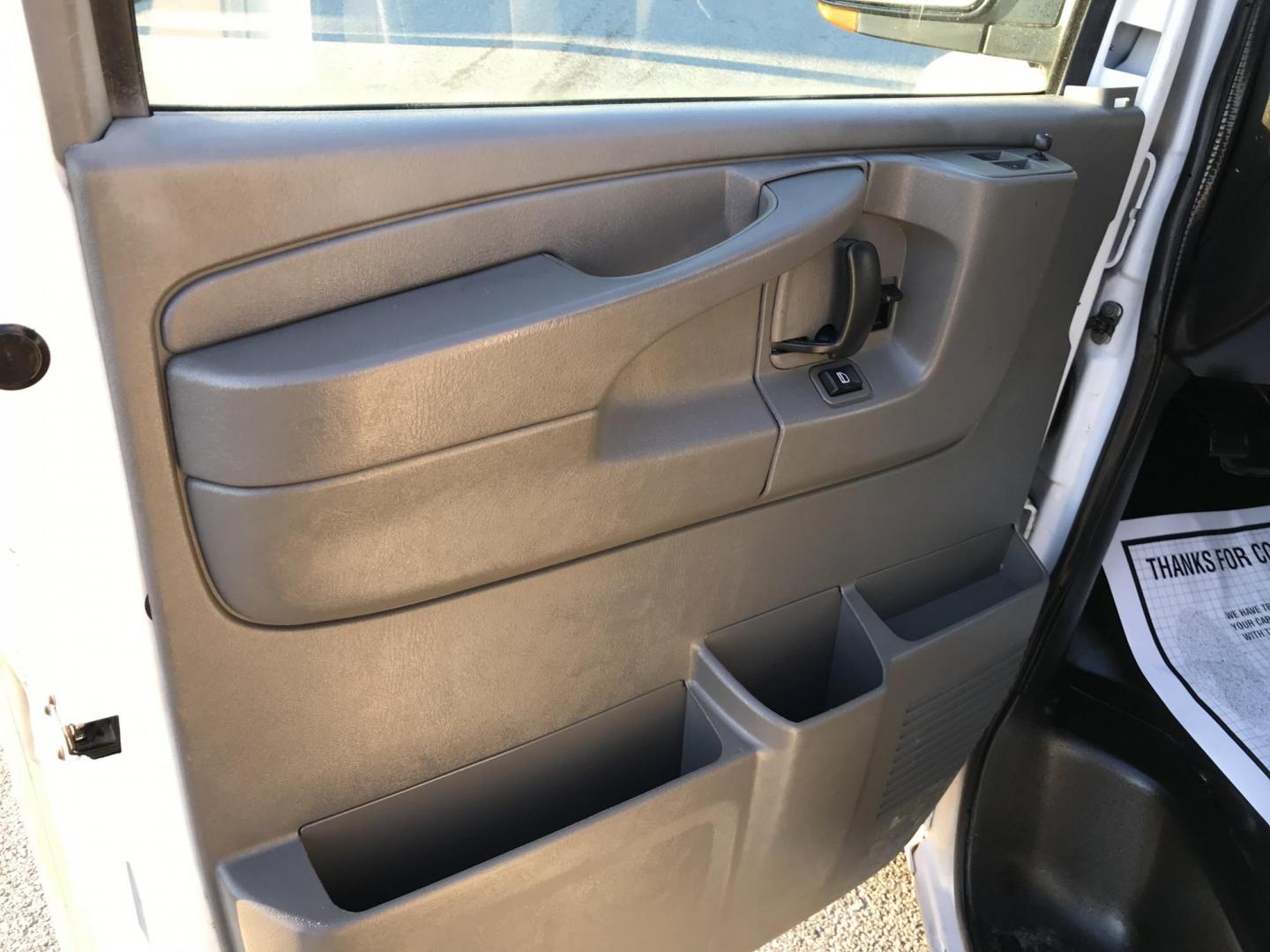 2012 Tan /Gray Chevrolet Express 2500 Cargo (1GCWGFCA4C1) with an 4.8L V8 OHV 16V FFV engine, 6-Speed Automatic transmission, located at 577 Chester Pike, Prospect Park, PA, 19076, (610) 237-1015, 39.886154, -75.302338 - Photo#8