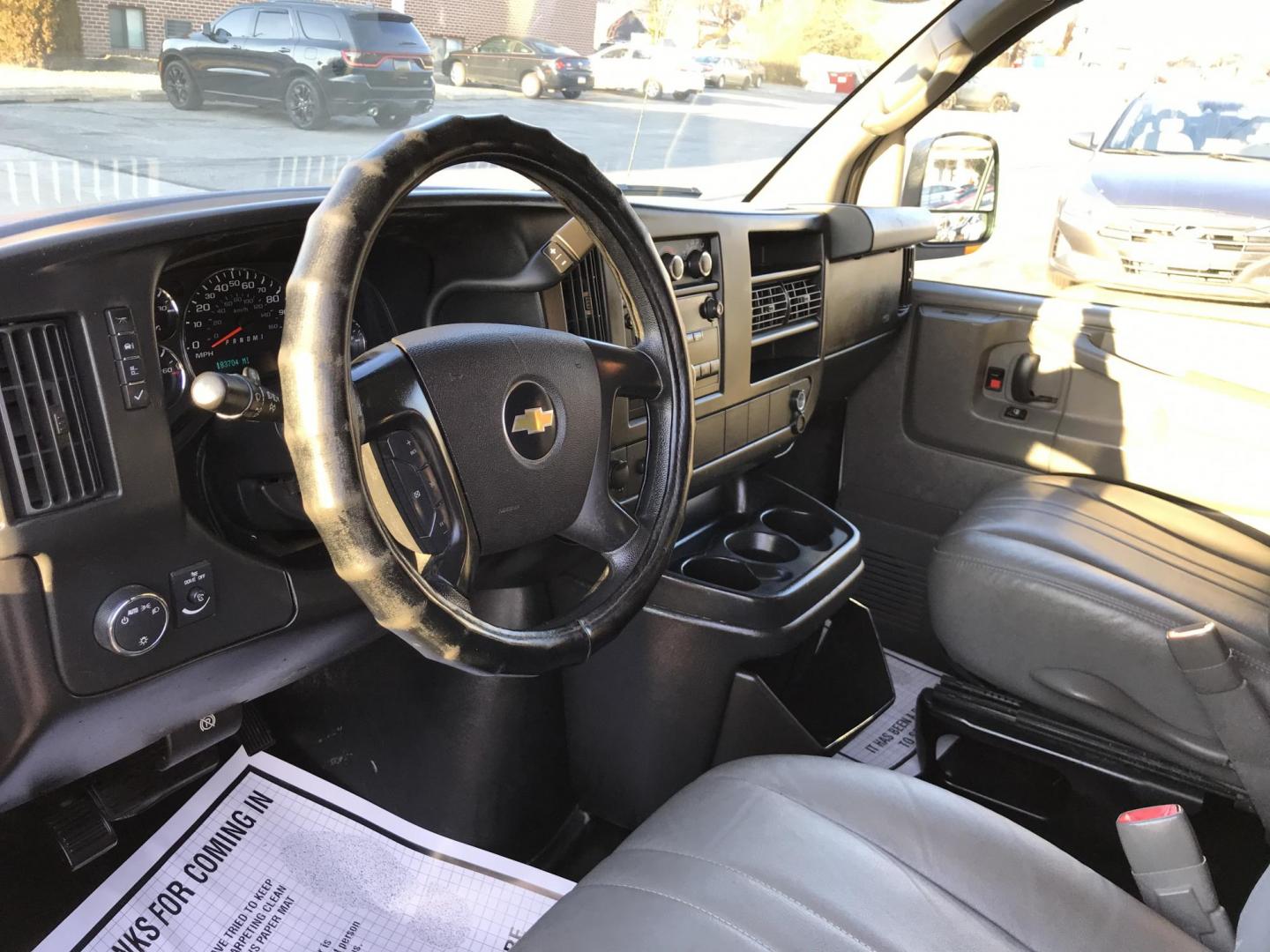 2012 Tan /Gray Chevrolet Express 2500 Cargo (1GCWGFCA4C1) with an 4.8L V8 OHV 16V FFV engine, 6-Speed Automatic transmission, located at 577 Chester Pike, Prospect Park, PA, 19076, (610) 237-1015, 39.886154, -75.302338 - Photo#9