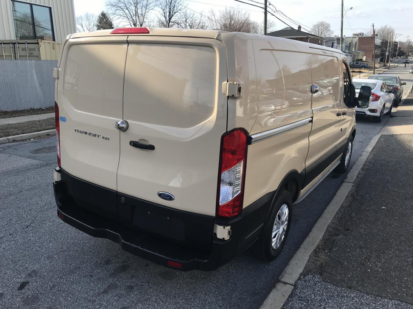 2019 Tan /Gray Ford Transit 150 Van Low Roof w/Sliding Pass. 130-in. WB (1FTYE1YM1KK) with an 3.7L V6 DOHC 24V engine, 6A transmission, located at 577 Chester Pike, Prospect Park, PA, 19076, (610) 237-1015, 39.886154, -75.302338 - 2019 Ford Transit 150 Low Roof: Multiple pieces of shelving, backup camera, fully metal body, partition, FLEET MAINTAINED, looks and runs LIKE NEW! This vehicle comes inspected and has been given a bumper to bumper safety check. It is very clean, reliable, and well maintained. We offer a unique p - Photo#5
