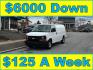 2017 White /Gray Chevrolet Express 2500 Cargo (1GCWGAFF2H1) with an 4.8L V8 FFV engine, 6A transmission, located at 577 Chester Pike, Prospect Park, PA, 19076, (610) 237-1015, 39.886154, -75.302338 - Photo#0