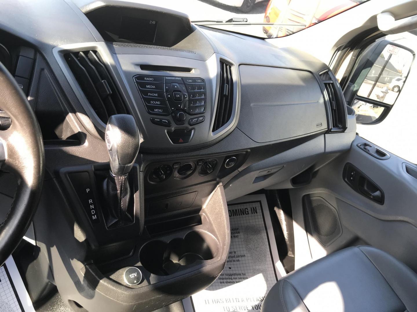 2019 Tan /Gray Ford Transit 150 Van Low Roof w/Sliding Pass. 130-in. WB (1FTYE1YM4KK) with an 3.7L V6 DOHC 24V engine, 6A transmission, located at 577 Chester Pike, Prospect Park, PA, 19076, (610) 237-1015, 39.886154, -75.302338 - Photo#13