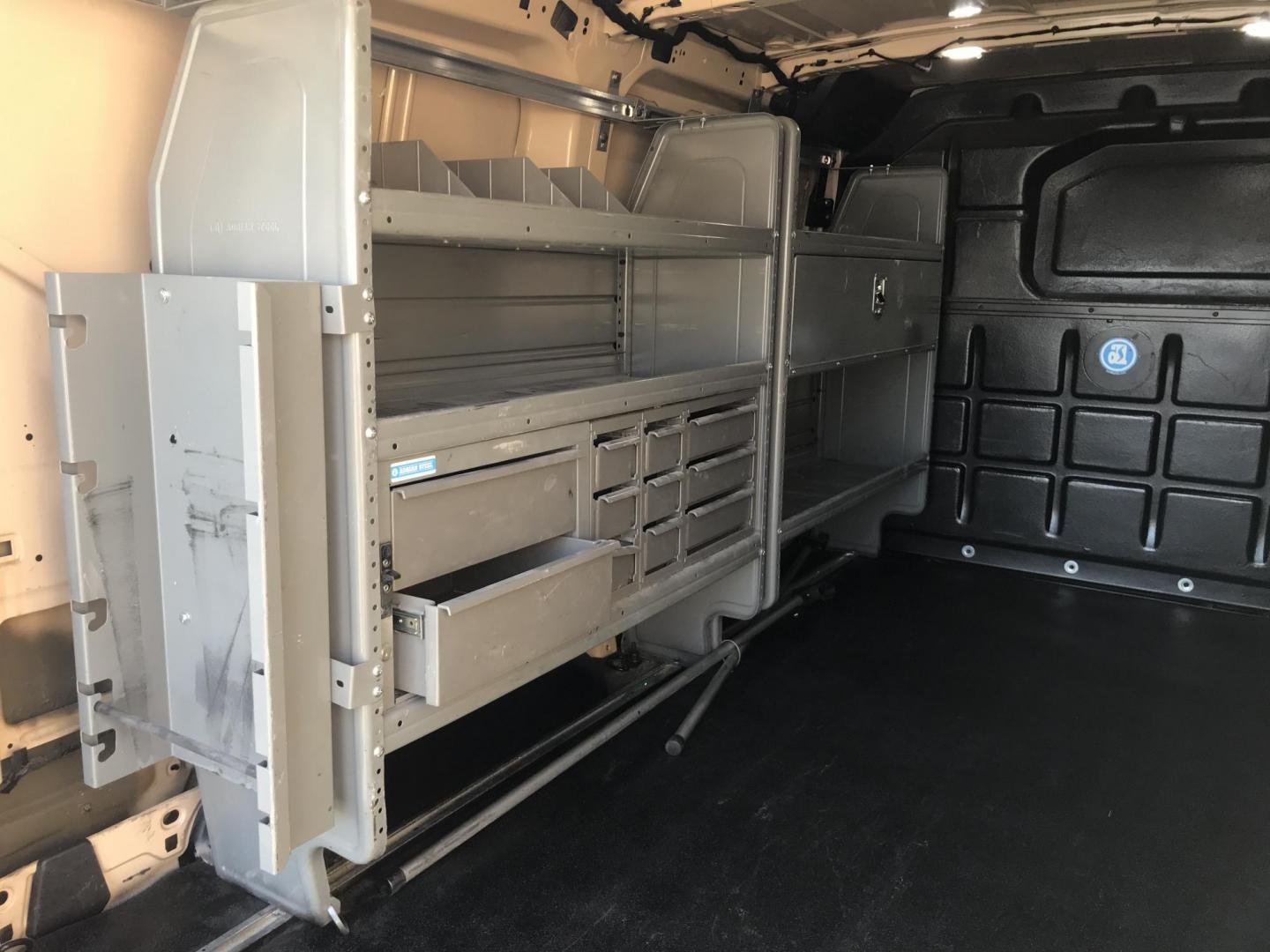 2019 Tan /Gray Ford Transit 150 Van Low Roof w/Sliding Pass. 130-in. WB (1FTYE1YM4KK) with an 3.7L V6 DOHC 24V engine, 6A transmission, located at 577 Chester Pike, Prospect Park, PA, 19076, (610) 237-1015, 39.886154, -75.302338 - Photo#19