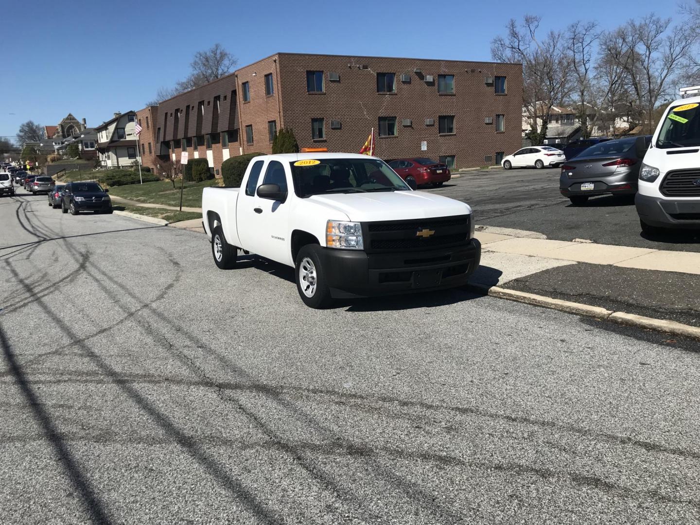 2012 White /Gray Chevrolet Silverado 1500 Work Truck Ext. Cab (1GCRCPEAXCZ) with an 4.8L V8 OHV 16V engine, 4-Speed Automatic transmission, located at 577 Chester Pike, Prospect Park, PA, 19076, (610) 237-1015, 39.886154, -75.302338 - 2012 Chevrolet Silverado: Extended Cab (3-Door), trailer hitch, new PA inspection, SUPER CLEAN, runs LIKE NEW! This vehicle comes inspected and has been given a bumper to bumper safety check. It is very clean, reliable, and well maintained. We offer a unique pay plan that is known for being the e - Photo#3