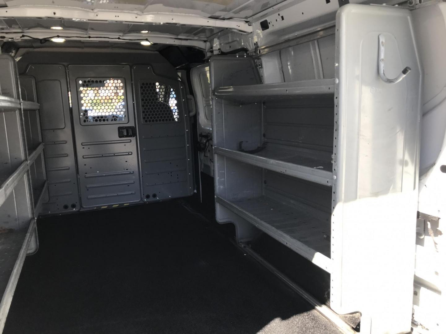 2017 White /Gray Ford Transit 150 Van Low Roof 60/40 Pass. 130-in. WB (1FTYE1ZMXHK) with an 3.7L V6 DOHC 24V engine, 6A transmission, located at 577 Chester Pike, Prospect Park, PA, 19076, (610) 237-1015, 39.886154, -75.302338 - 2017 Ford Transit 150: Ladder racks, multiple pieces of shelving, no side or rear windows, backup camera, FLEET MAINTAINED, runs LIKE NEW! This vehicle comes inspected and has been given a bumper to bumper safety check. It is very clean, reliable, and well maintained. We offer a unique pay plan t - Photo#17