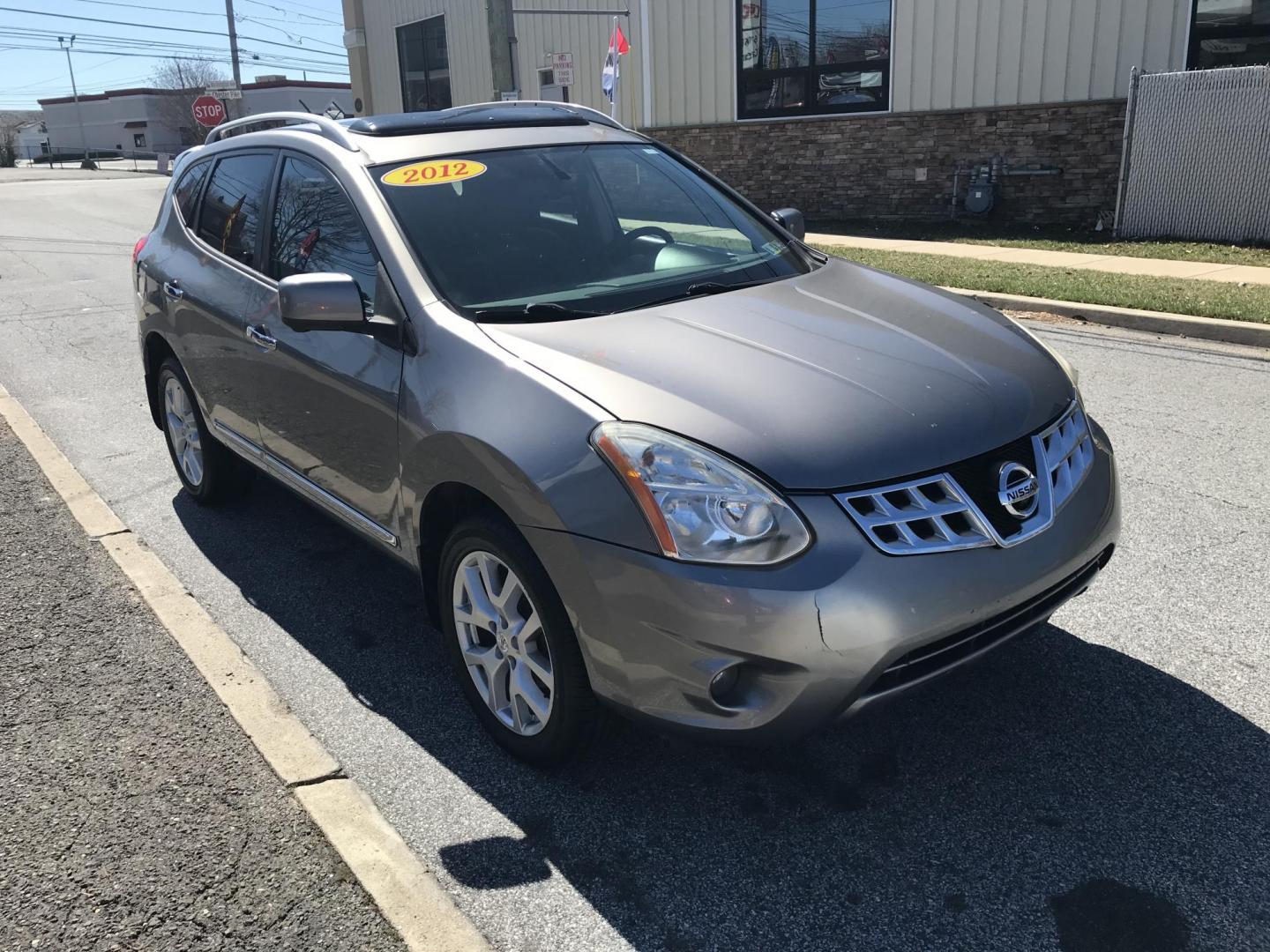 2012 Gray /Black Nissan Rogue S FWD Krom Edition (JN8AS5MTXCW) with an 2.5L L4 DOHC 16V engine, Continuously Variable Transmission transmission, located at 577 Chester Pike, Prospect Park, PA, 19076, (610) 237-1015, 39.886154, -75.302338 - 2012 Nissan Rogue: Navigation System, sunroof, backup camera, new PA inspection, runs LIKE NEW! This vehicle comes inspected and has been given a bumper to bumper safety check. It is very clean, reliable, and well maintained. We offer a unique pay plan that is known for being the easiest and fast - Photo#2