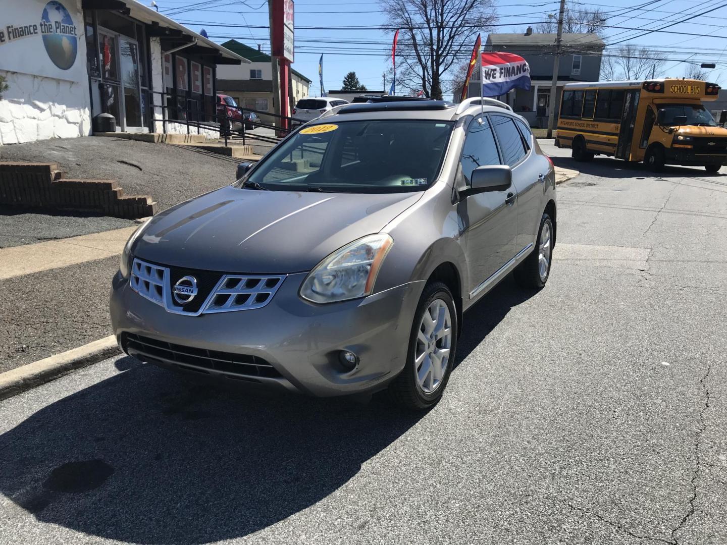2012 Gray /Black Nissan Rogue S FWD Krom Edition (JN8AS5MTXCW) with an 2.5L L4 DOHC 16V engine, Continuously Variable Transmission transmission, located at 577 Chester Pike, Prospect Park, PA, 19076, (610) 237-1015, 39.886154, -75.302338 - 2012 Nissan Rogue: Navigation System, sunroof, backup camera, new PA inspection, runs LIKE NEW! This vehicle comes inspected and has been given a bumper to bumper safety check. It is very clean, reliable, and well maintained. We offer a unique pay plan that is known for being the easiest and fast - Photo#3