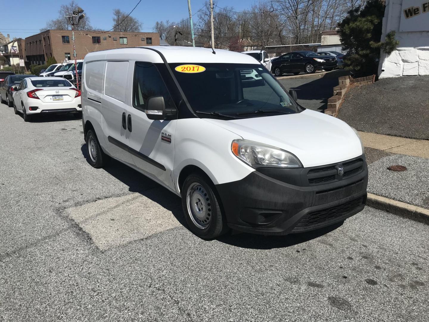 2017 White /Gray RAM ProMaster City Wagon (ZFBERFAB5H6) with an 2.4L L4 engine, 9A transmission, located at 577 Chester Pike, Prospect Park, PA, 19076, (610) 237-1015, 39.886154, -75.302338 - 2017 Ram Promaster City: No side or rear windows, backup camera, great on gas, new PA inspection, FLEET MAINTAINED, runs LIKE NEW! This vehicle comes inspected and has been given a bumper to bumper safety check. It is very clean, reliable, and well maintained. We offer a unique pay plan that is k - Photo#2
