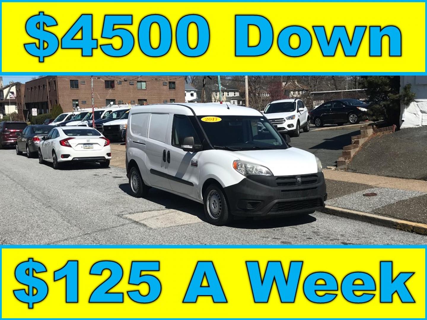 2017 White /Gray RAM ProMaster City Wagon (ZFBERFAB5H6) with an 2.4L L4 engine, 9A transmission, located at 577 Chester Pike, Prospect Park, PA, 19076, (610) 237-1015, 39.886154, -75.302338 - Photo#0
