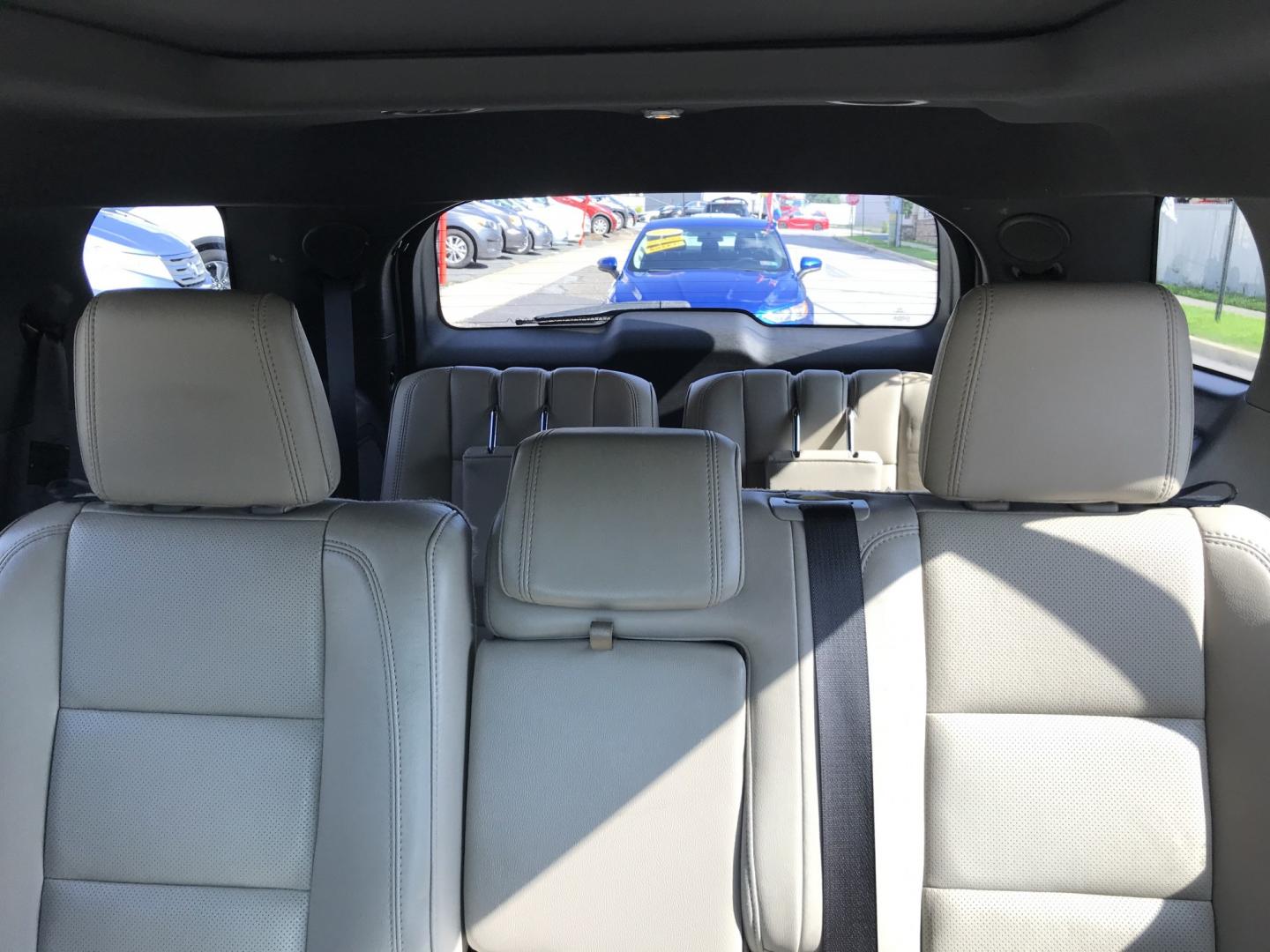 2014 White /Tan Ford Explorer Limited 4WD (1FM5K8F86EG) with an 3.5L V6 DOHC 24V engine, 6-Speed Automatic transmission, located at 577 Chester Pike, Prospect Park, PA, 19076, (610) 237-1015, 39.886154, -75.302338 - 2014 Ford Explorer LIMITED: Navigation system, sunroof, 3rd row seating, 4x4, SUPER CLEAN, runs LIKE NEW! This vehicle comes inspected and has been given a bumper to bumper safety check. It is very clean, reliable, and well maintained. We offer a unique pay plan that is known for being the easies- Photo#17