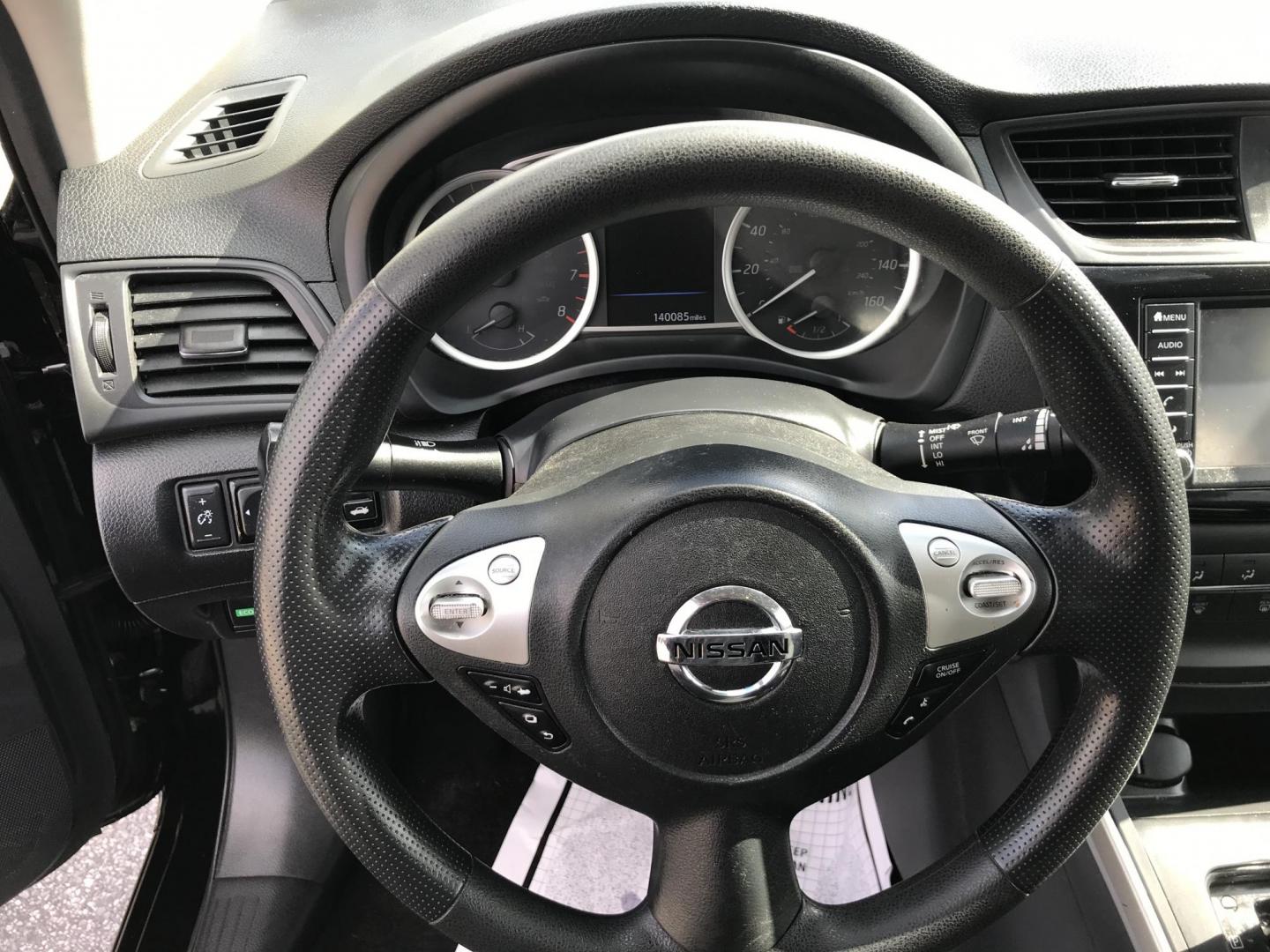 2019 Black Nissan Sentra S (3N1AB7AP6KY) with an 1.8L L4 SFI DOHC 16V engine, CVT transmission, located at 577 Chester Pike, Prospect Park, PA, 19076, (610) 237-1015, 39.886154, -75.302338 - Photo#11