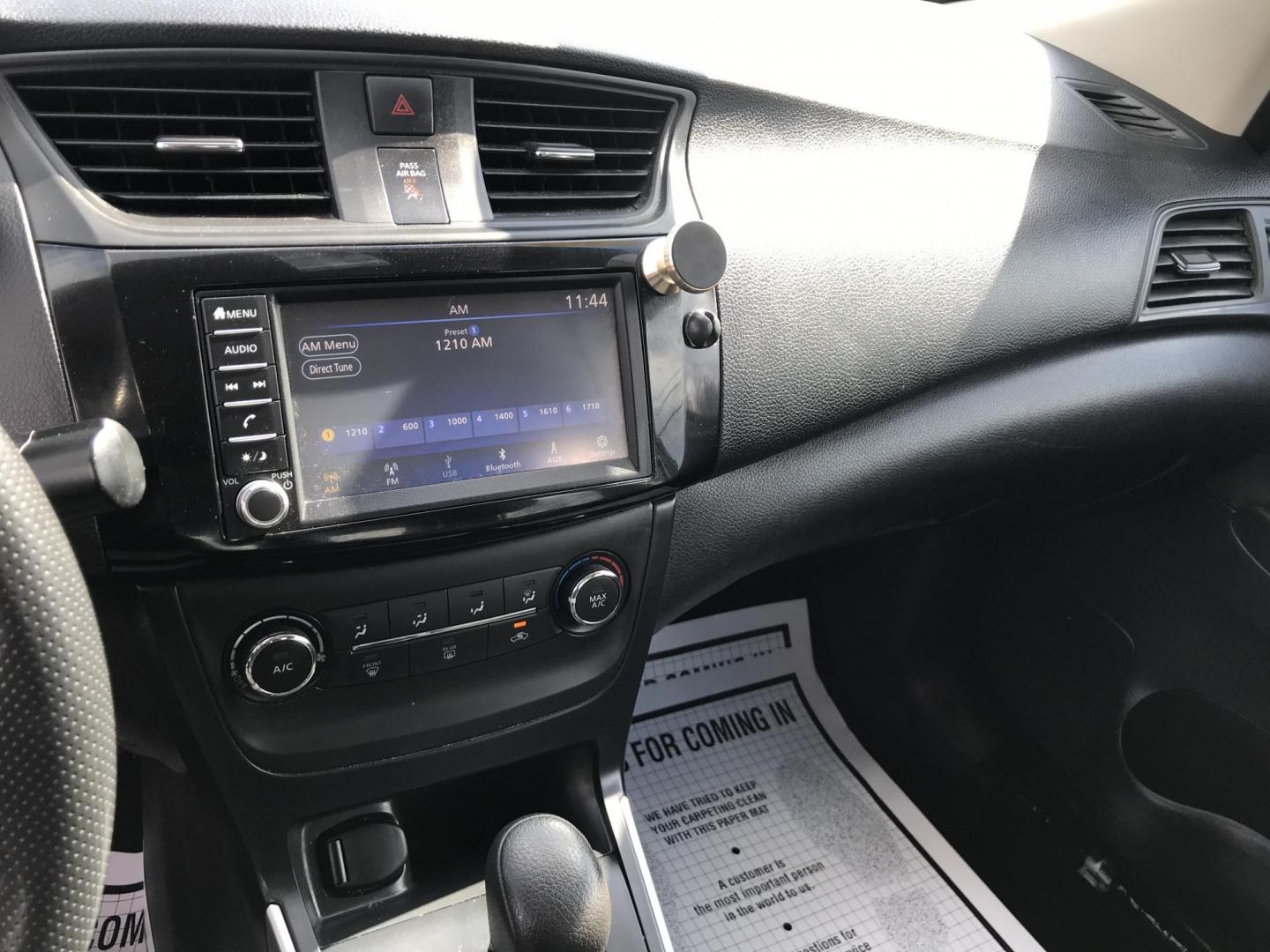 2019 Black Nissan Sentra S (3N1AB7AP6KY) with an 1.8L L4 SFI DOHC 16V engine, CVT transmission, located at 577 Chester Pike, Prospect Park, PA, 19076, (610) 237-1015, 39.886154, -75.302338 - Photo#12