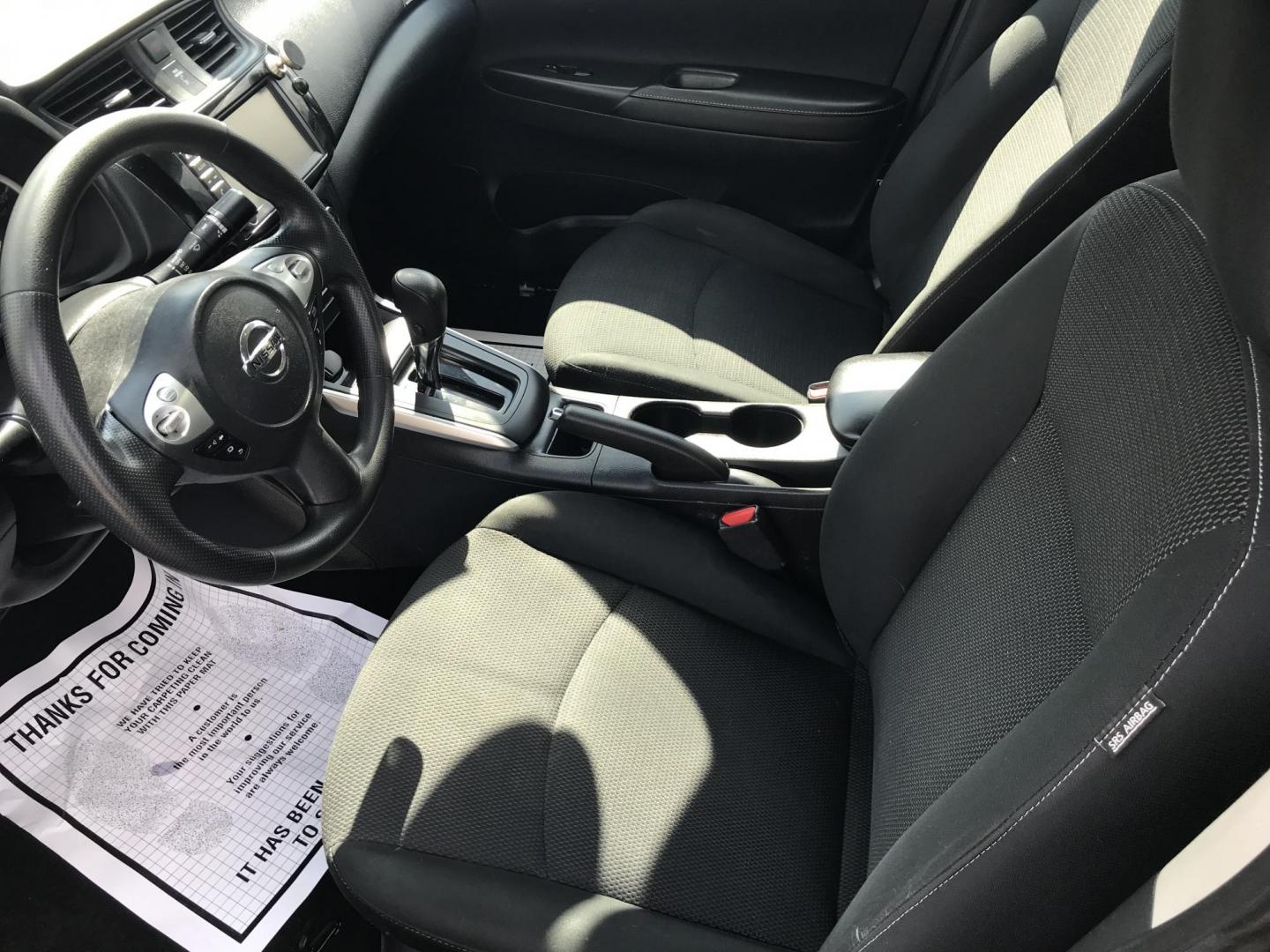 2019 Black Nissan Sentra S (3N1AB7AP6KY) with an 1.8L L4 SFI DOHC 16V engine, CVT transmission, located at 577 Chester Pike, Prospect Park, PA, 19076, (610) 237-1015, 39.886154, -75.302338 - Photo#8