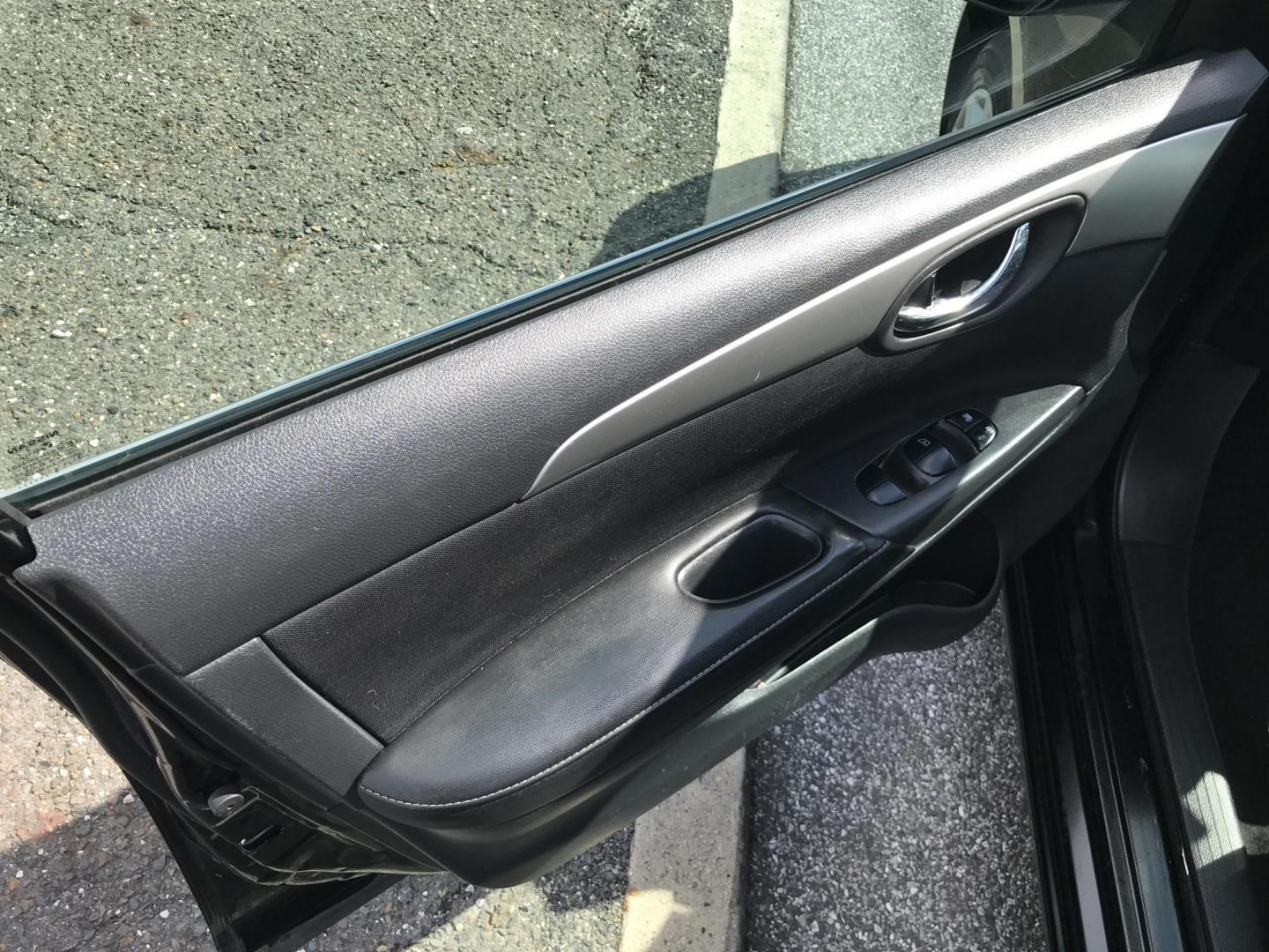 2019 Black Nissan Sentra S (3N1AB7AP6KY) with an 1.8L L4 SFI DOHC 16V engine, CVT transmission, located at 577 Chester Pike, Prospect Park, PA, 19076, (610) 237-1015, 39.886154, -75.302338 - Photo#9