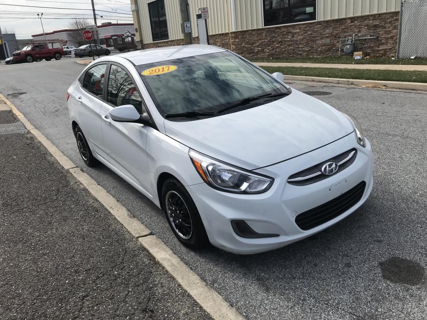 2017 White /Tan Hyundai Accent SE 4-Door (KMHCT4AE4HU) with an 1.6L L4 DOHC 16V engine, Automatic transmission, located at 577 Chester Pike, Prospect Park, PA, 19076, (610) 237-1015, 39.886154, -75.302338 - 2017 Hyundai Accent SE: Only 90k miles, great on gas, new PA inspection, SUPER CLEAN, runs LIKE NEW! This vehicle comes inspected and has been given a bumper to bumper safety check. It is very clean, reliable, and well maintained. We offer a unique pay plan that is known for being the easiest and - Photo#5