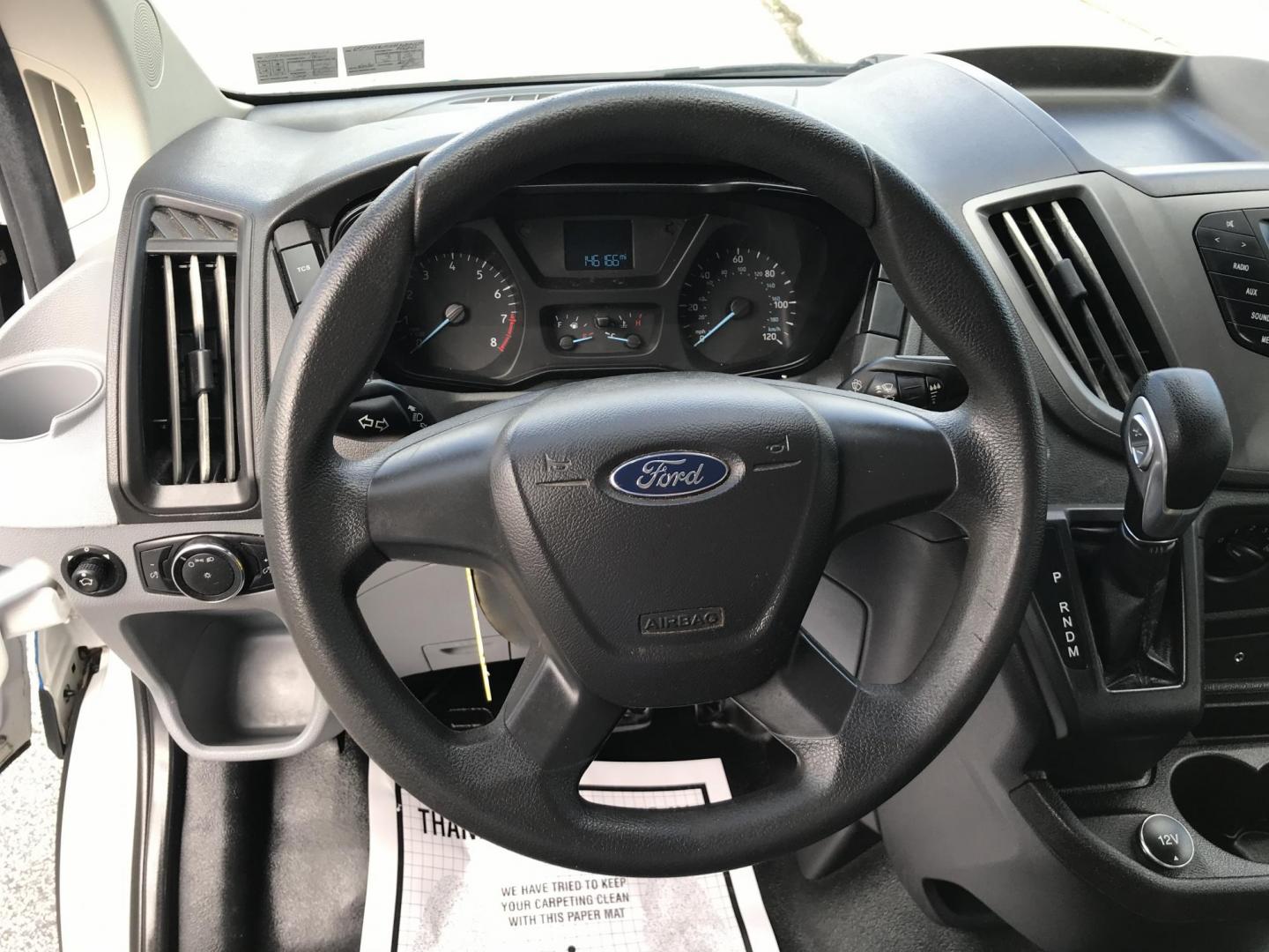 2017 White /Gray Ford Transit 250 Van Low Roof 60/40 Pass.130-in. WB (1FTYR1ZM2HK) with an 3.7L V6 DOHC 24V engine, 6A transmission, located at 577 Chester Pike, Prospect Park, PA, 19076, (610) 237-1015, 39.886154, -75.302338 - Photo#10