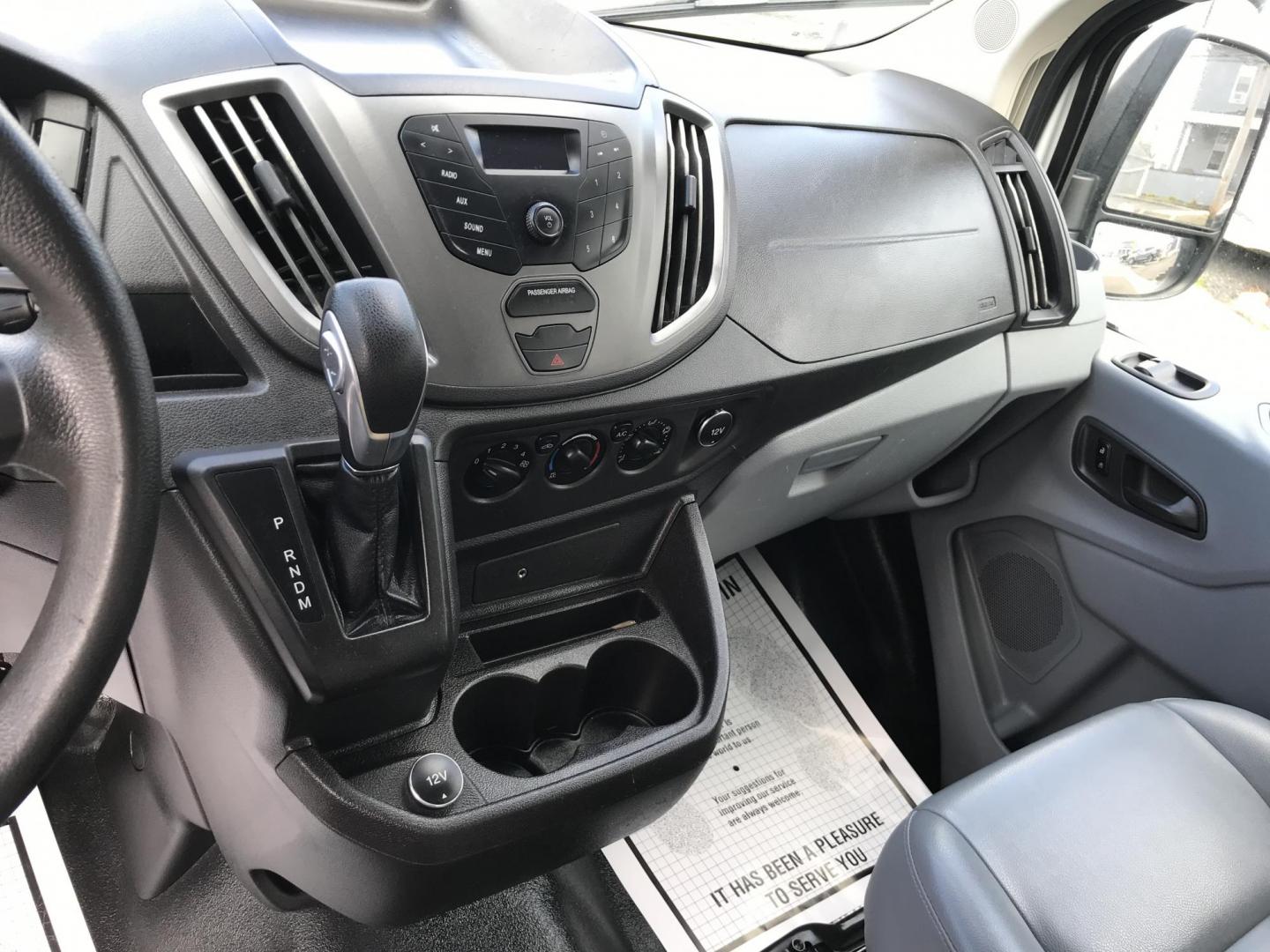 2017 White /Gray Ford Transit 250 Van Low Roof 60/40 Pass.130-in. WB (1FTYR1ZM2HK) with an 3.7L V6 DOHC 24V engine, 6A transmission, located at 577 Chester Pike, Prospect Park, PA, 19076, (610) 237-1015, 39.886154, -75.302338 - Photo#13