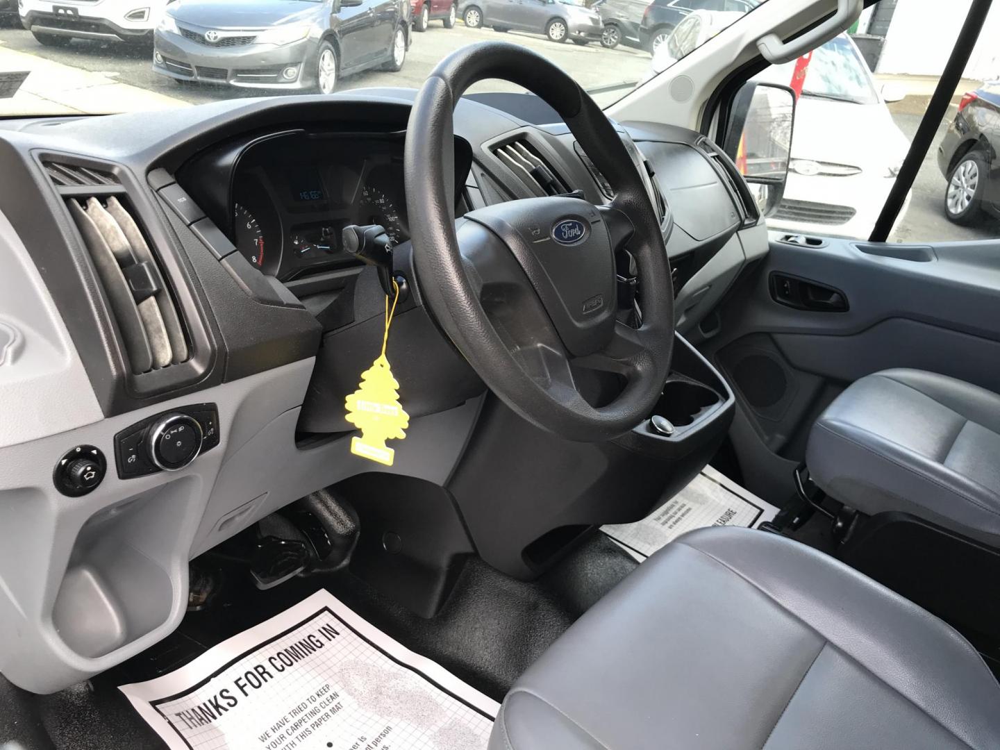 2017 White /Gray Ford Transit 250 Van Low Roof 60/40 Pass.130-in. WB (1FTYR1ZM2HK) with an 3.7L V6 DOHC 24V engine, 6A transmission, located at 577 Chester Pike, Prospect Park, PA, 19076, (610) 237-1015, 39.886154, -75.302338 - Photo#9