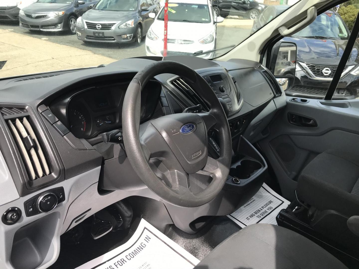 2017 White /Gray Ford Transit 250 Van Low Roof 60/40 Pass.130-in. WB (1FTYR1ZM8HK) with an 3.7L V6 DOHC 24V engine, 6A transmission, located at 577 Chester Pike, Prospect Park, PA, 19076, (610) 237-1015, 39.886154, -75.302338 - 2017 Ford Transit 250 Cargo Van: Only 139k miles, no shelving, backup camera, new PA inspection, FLEET MAINTAINED, runs LIKE NEW! This vehicle comes inspected and has been given a bumper to bumper safety check. It is very clean, reliable, and well maintained. We offer a unique pay plan that is kn - Photo#10
