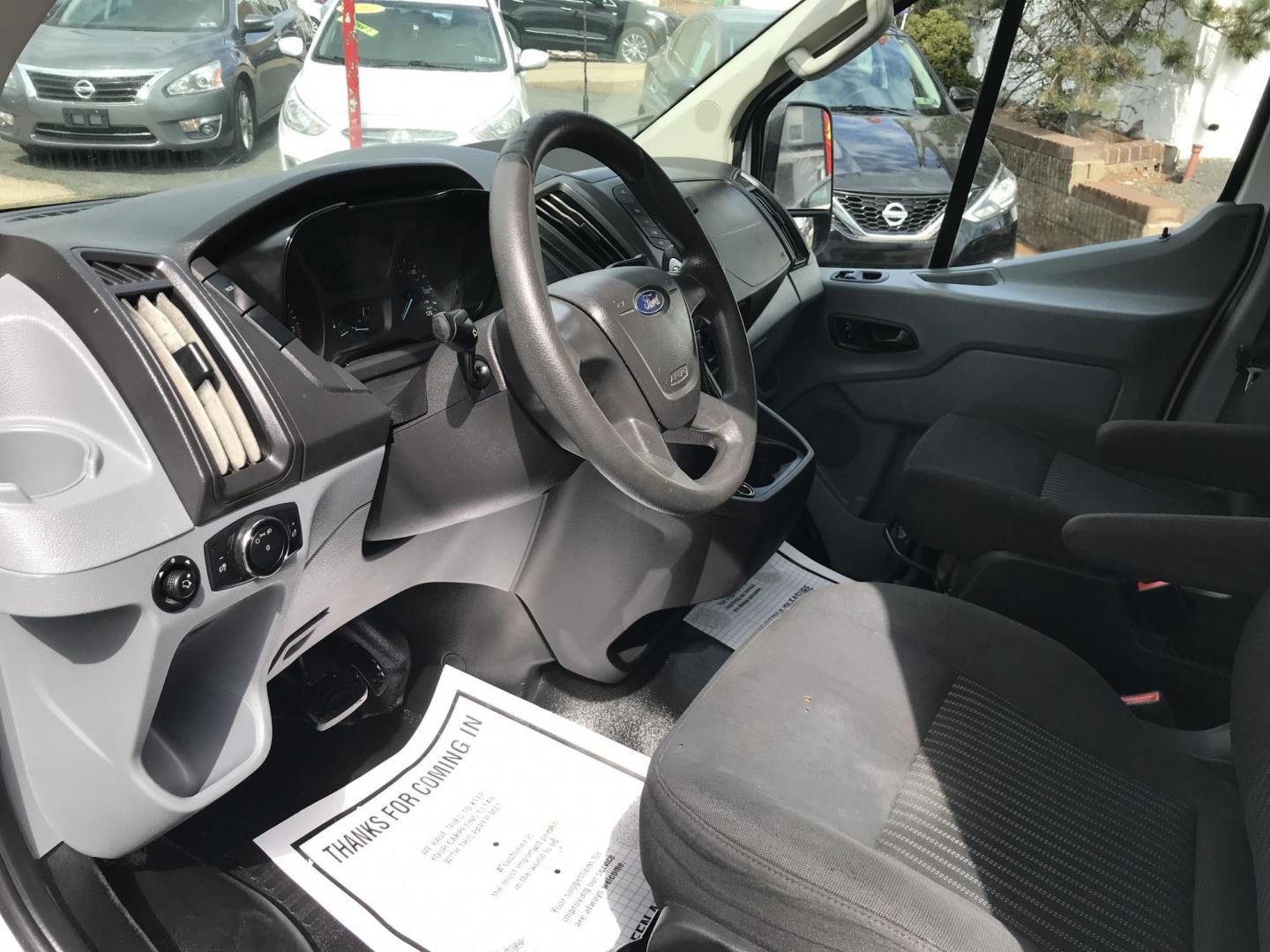 2017 White /Gray Ford Transit 250 Van Low Roof 60/40 Pass.130-in. WB (1FTYR1ZM8HK) with an 3.7L V6 DOHC 24V engine, 6A transmission, located at 577 Chester Pike, Prospect Park, PA, 19076, (610) 237-1015, 39.886154, -75.302338 - 2017 Ford Transit 250 Cargo Van: Only 139k miles, no shelving, backup camera, new PA inspection, FLEET MAINTAINED, runs LIKE NEW! This vehicle comes inspected and has been given a bumper to bumper safety check. It is very clean, reliable, and well maintained. We offer a unique pay plan that is kn - Photo#7