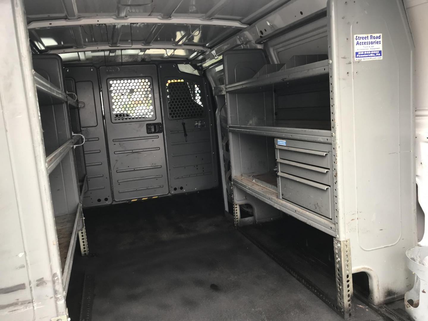 2011 White Ford E-Series Van E-250 (1FTNE2EW1BD) with an 4.6L V8 SOHC 16V engine, 4-Speed Automatic transmission, located at 577 Chester Pike, Prospect Park, PA, 19076, (610) 237-1015, 39.886154, -75.302338 - Photo#20